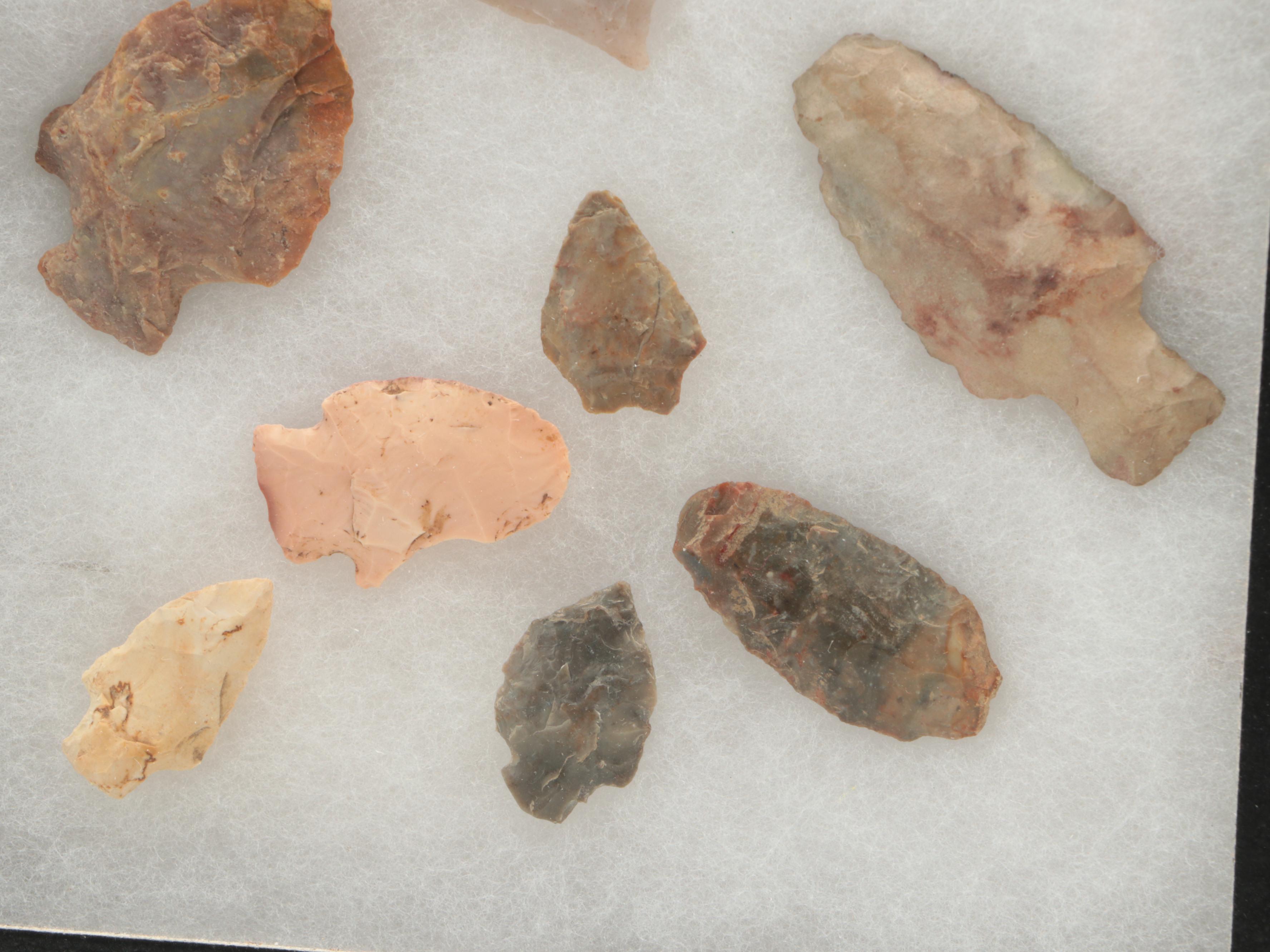 Knapped Stone Projectile Points and Arrowheads