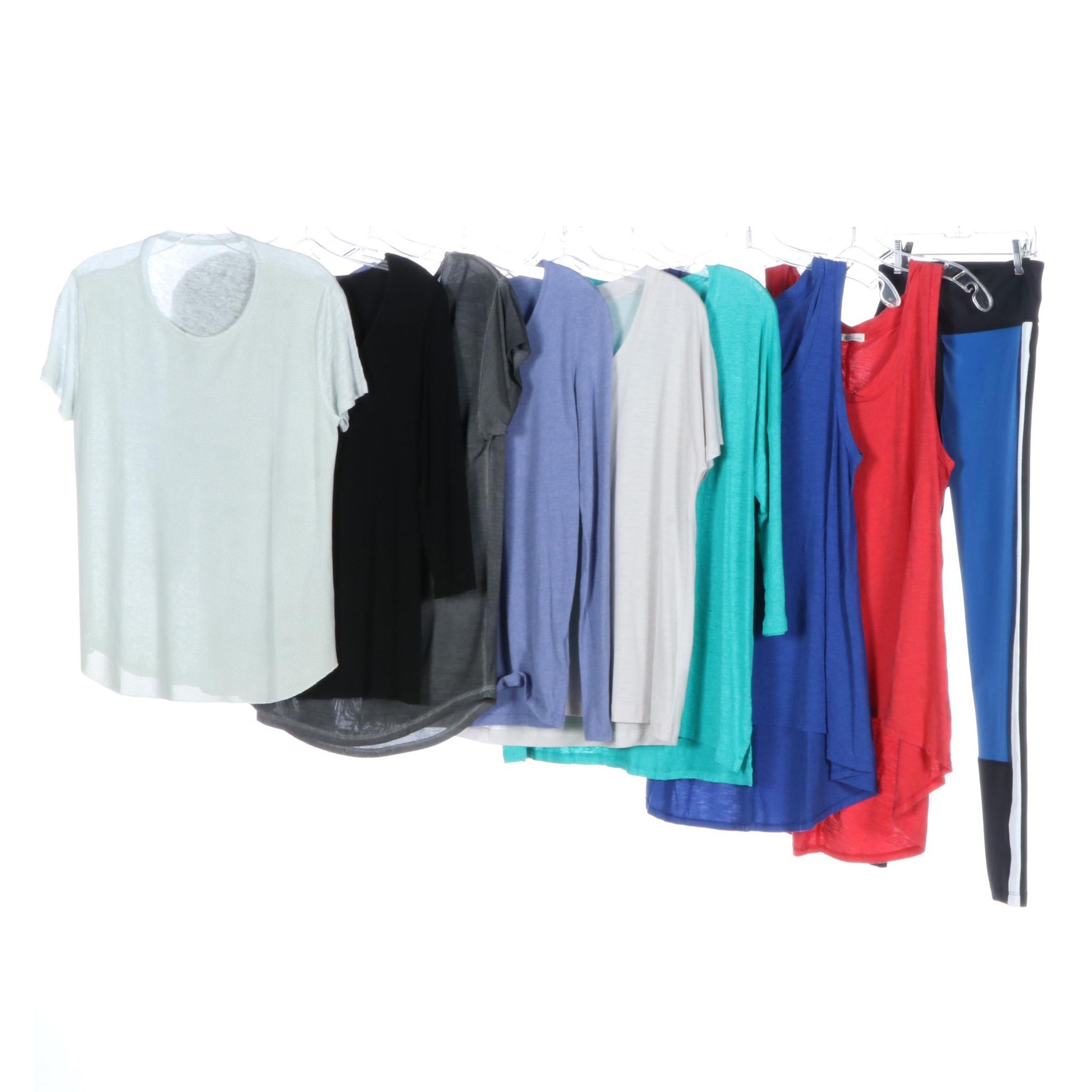 Fresh Laundry, Cos, Majestic Knit Tops, and Alala Athletic Leggings