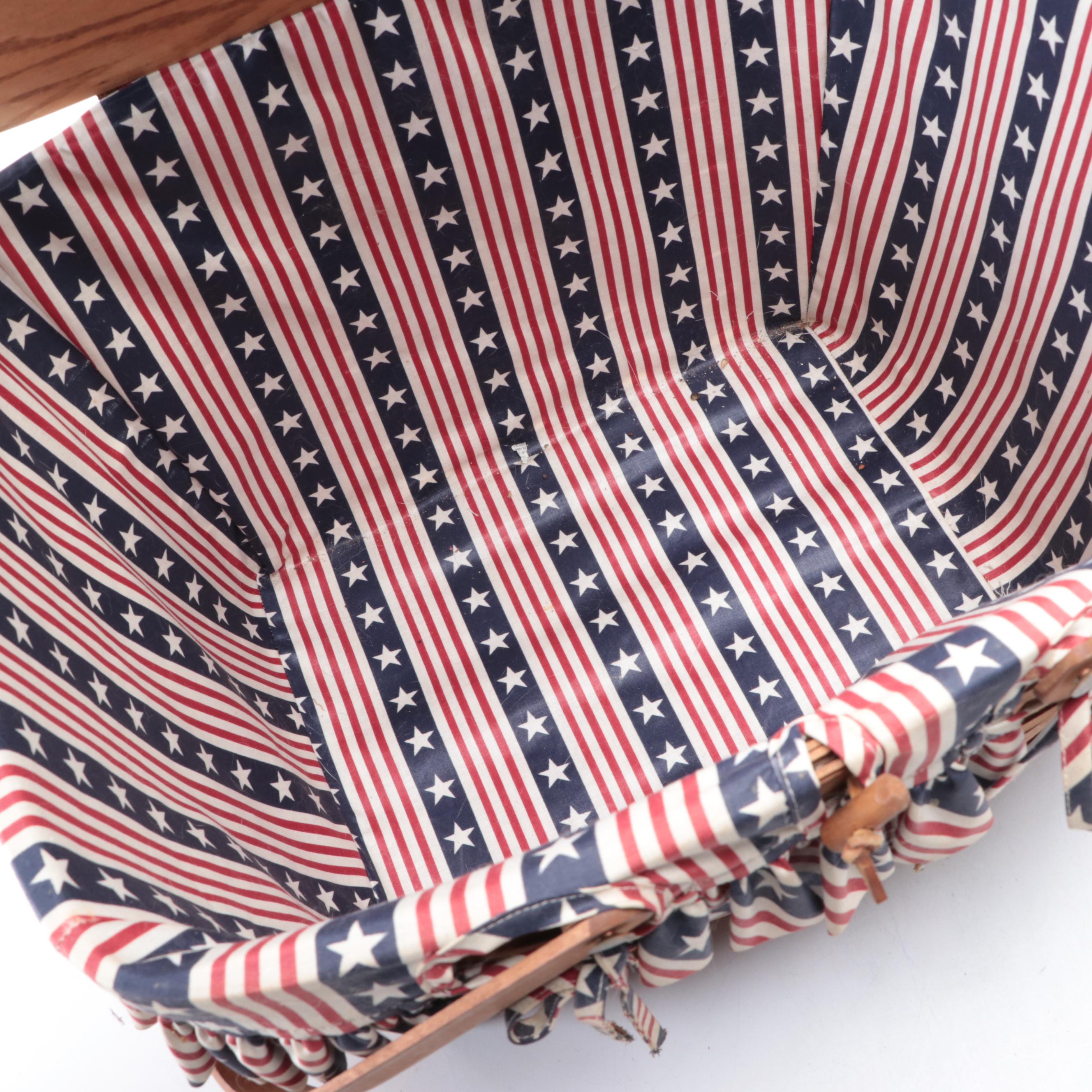 Longaberger Handwoven Maple Baskets Including 2002 Collector's Club