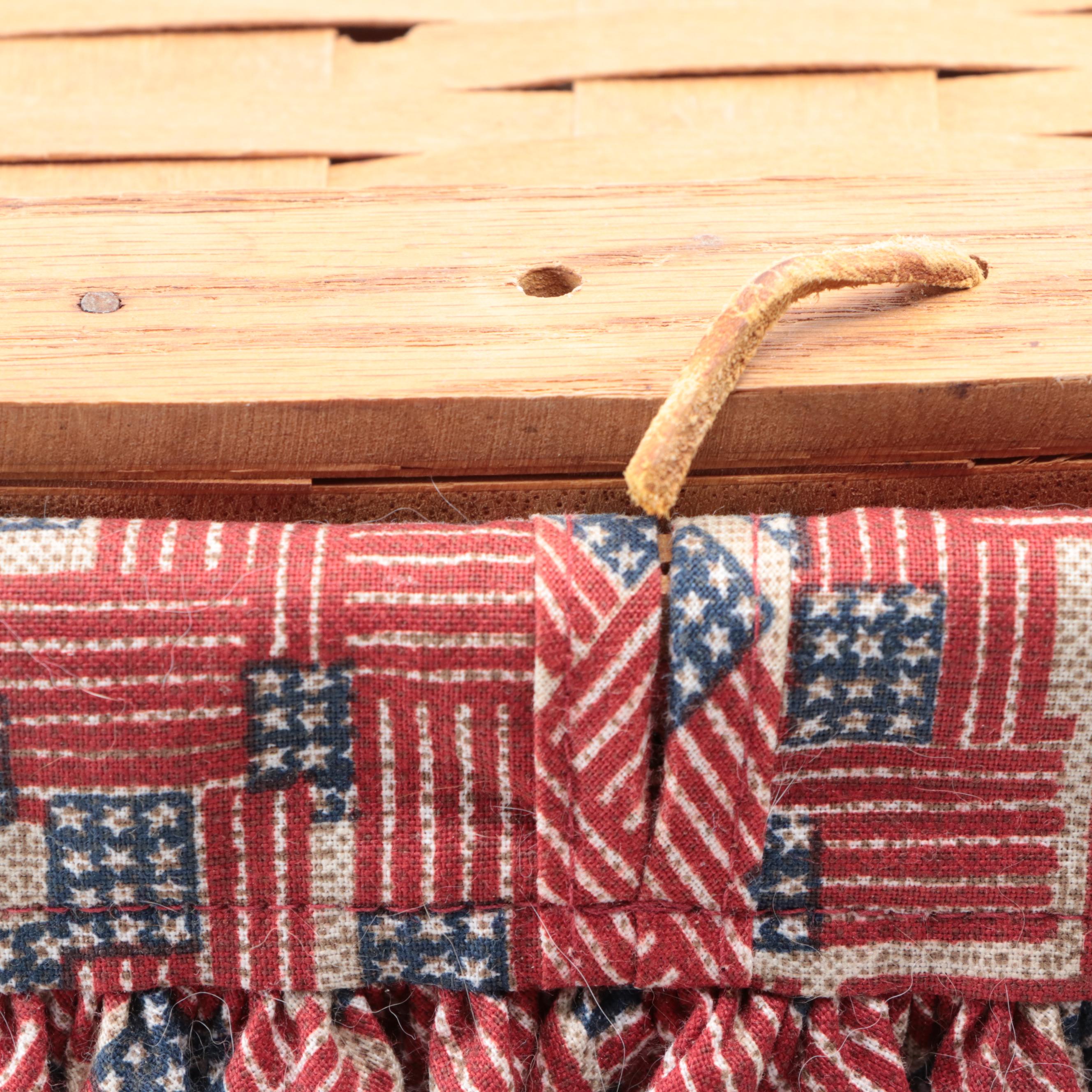 Longaberger Handwoven Maple Baskets Including 2002 Collector's Club