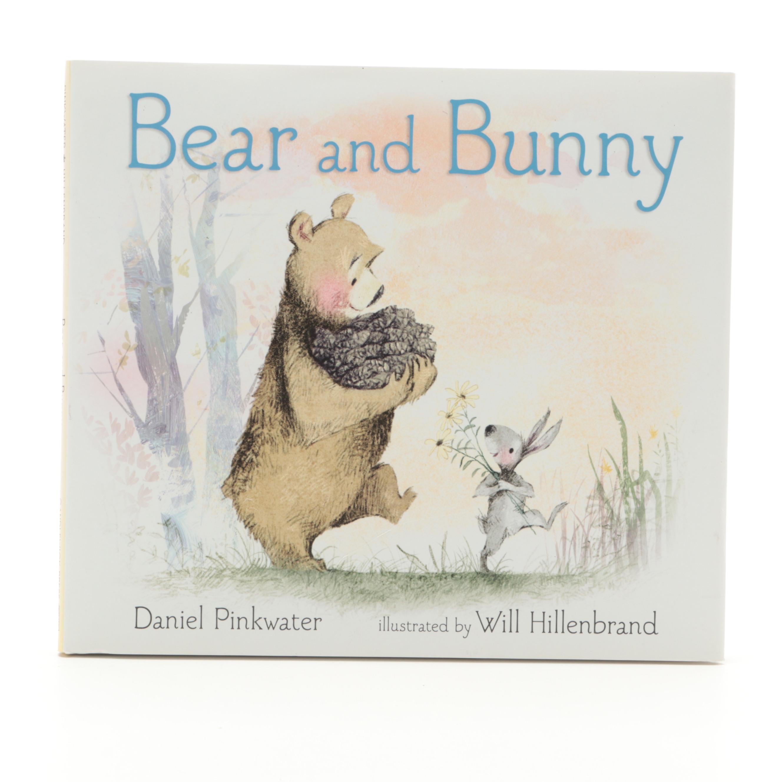 Will Hillenbrand Signed "Bear and Bunny" and Other Children's Books