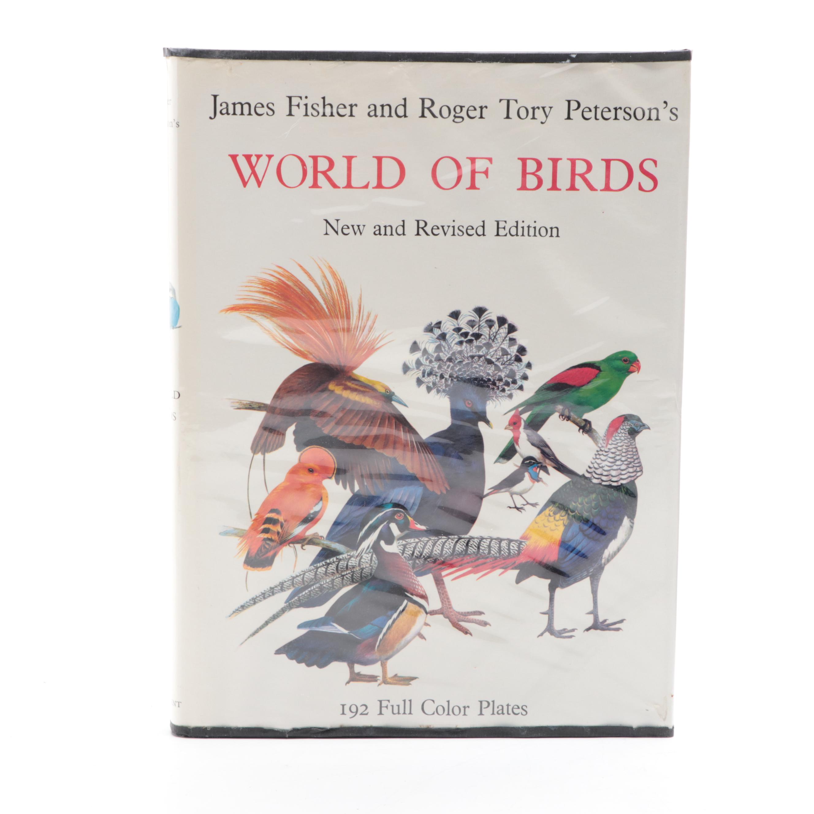 Signed "World of Birds" by Roger Tory Peterson with Other Bird Books