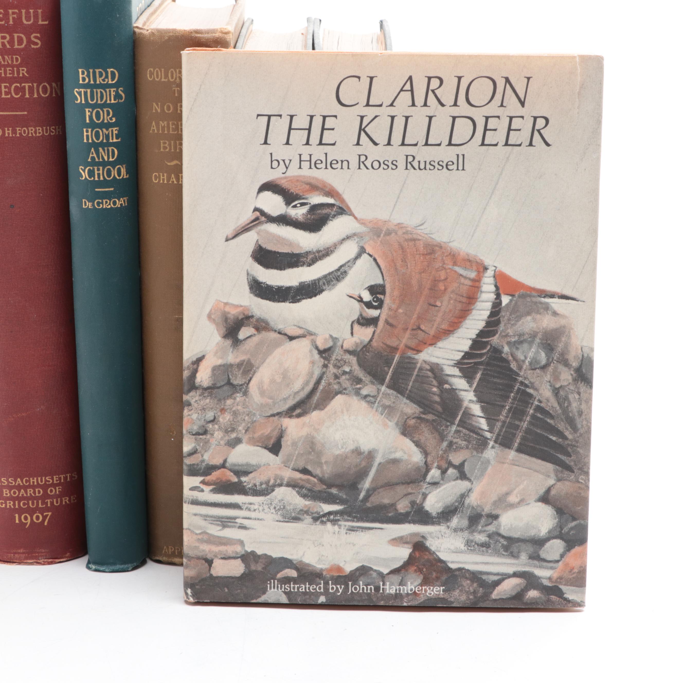 Signed "World of Birds" by Roger Tory Peterson with Other Bird Books