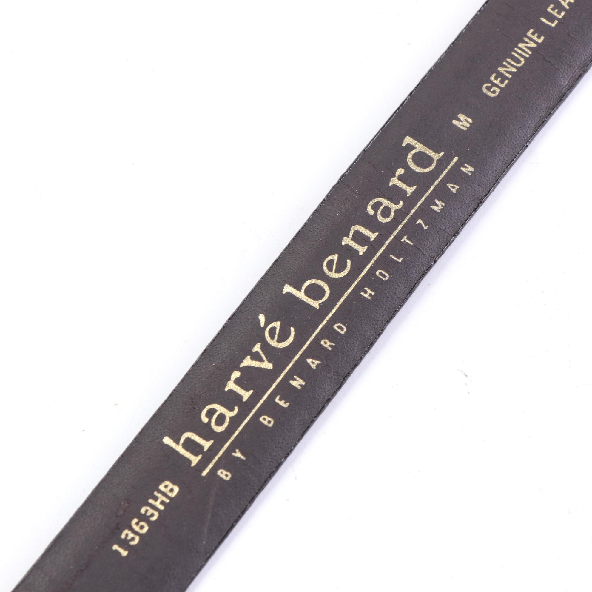The Limited, FOB Trading, and Harvé Benard Embossed Leather Belts