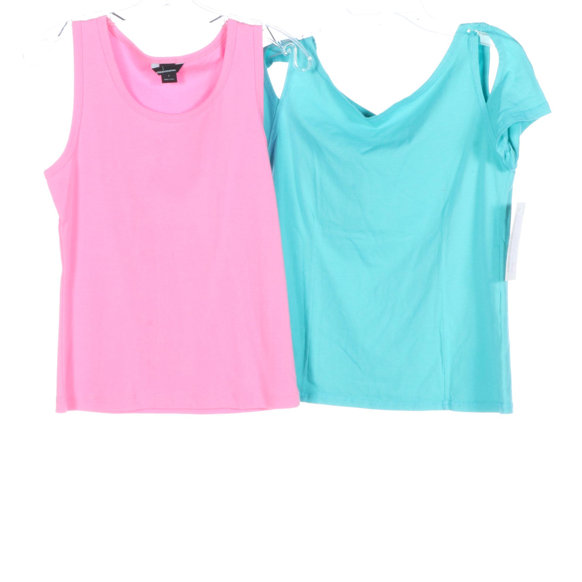 Luna Luz Tees, New with Tags, with Moda International and Poetry Tops