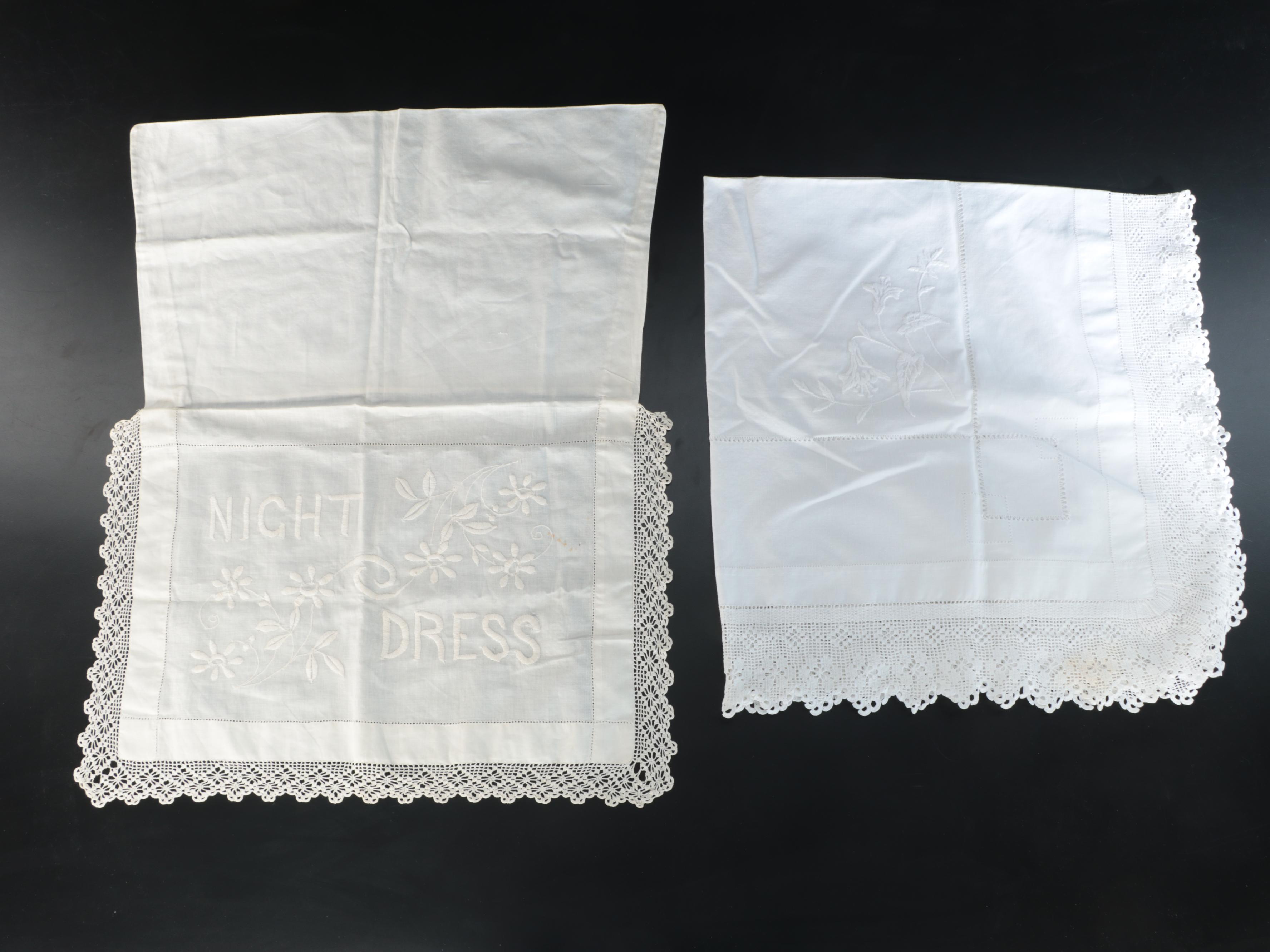 Embroidered and Crochet Tablecloths, Napkins and Doilies, 20th Century