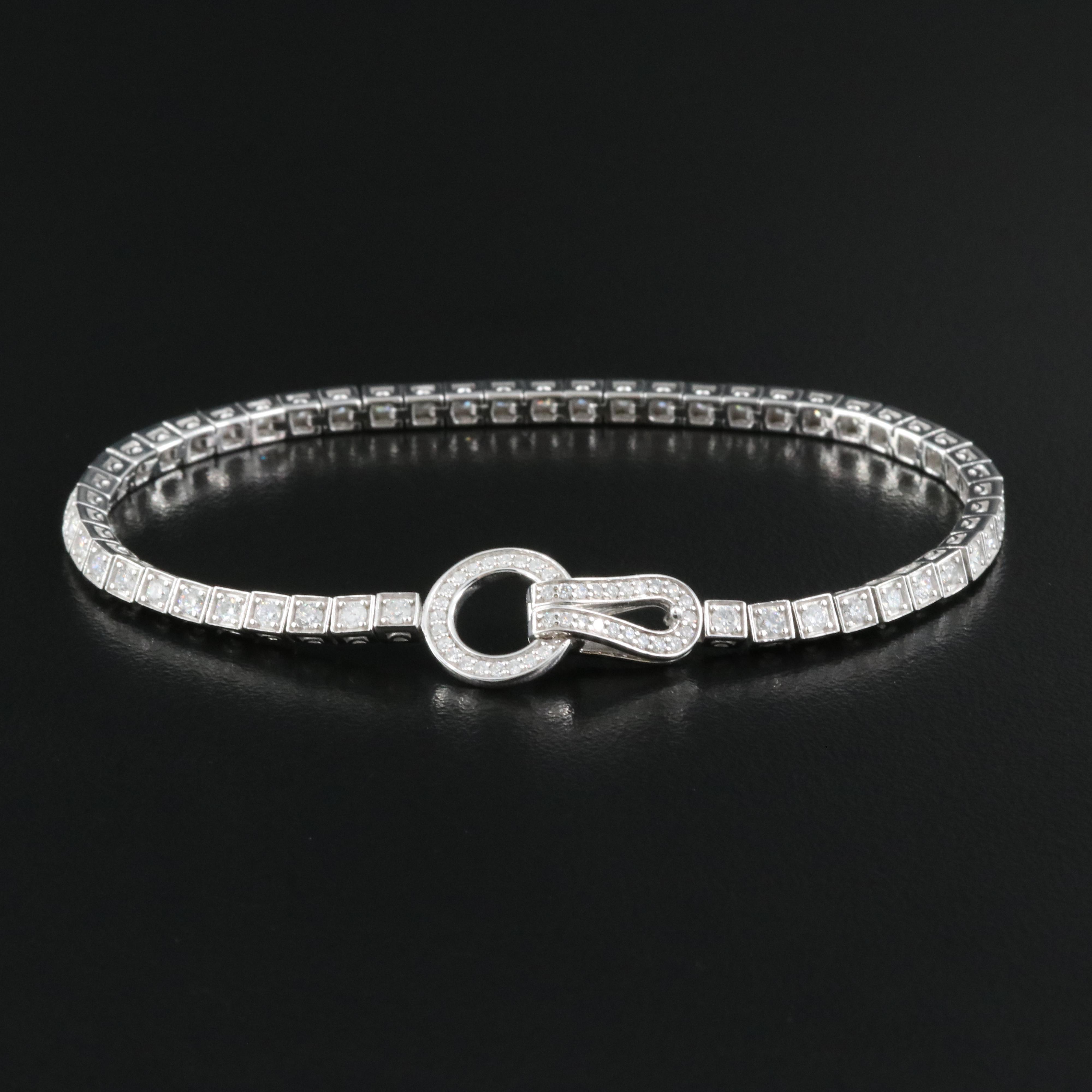 14K 1.65 CTW Diamond Line Bracelet