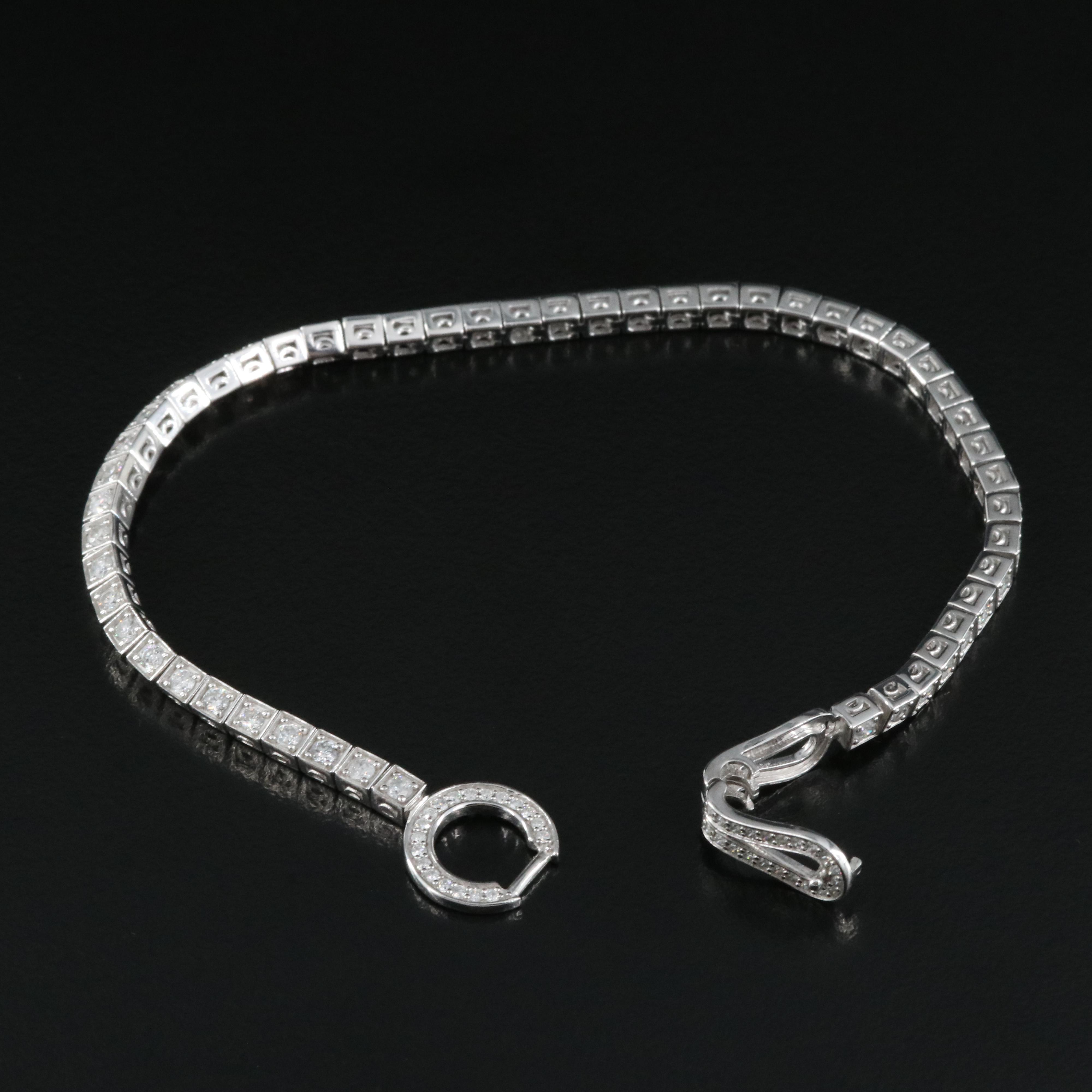 14K 1.65 CTW Diamond Line Bracelet