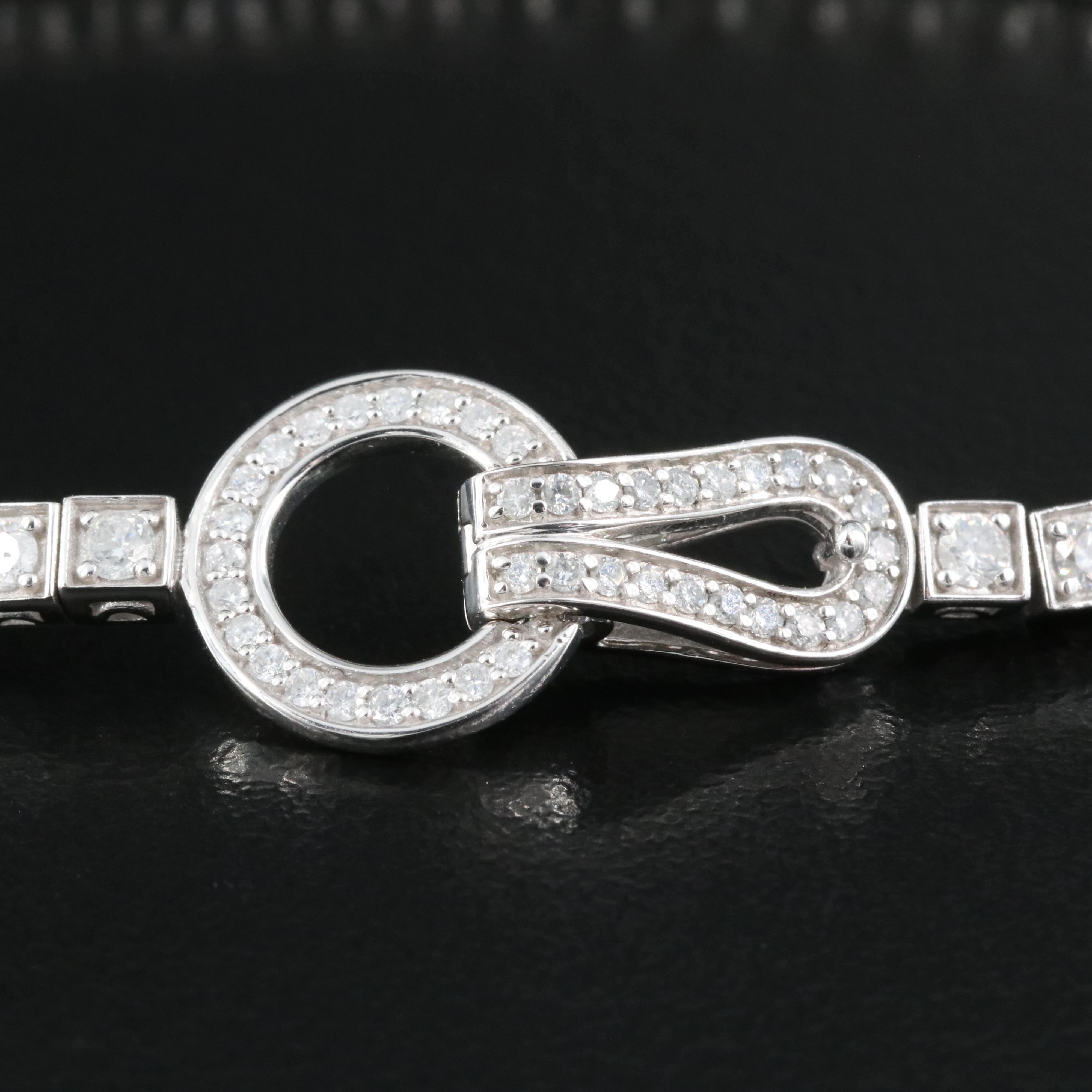 14K 1.65 CTW Diamond Line Bracelet