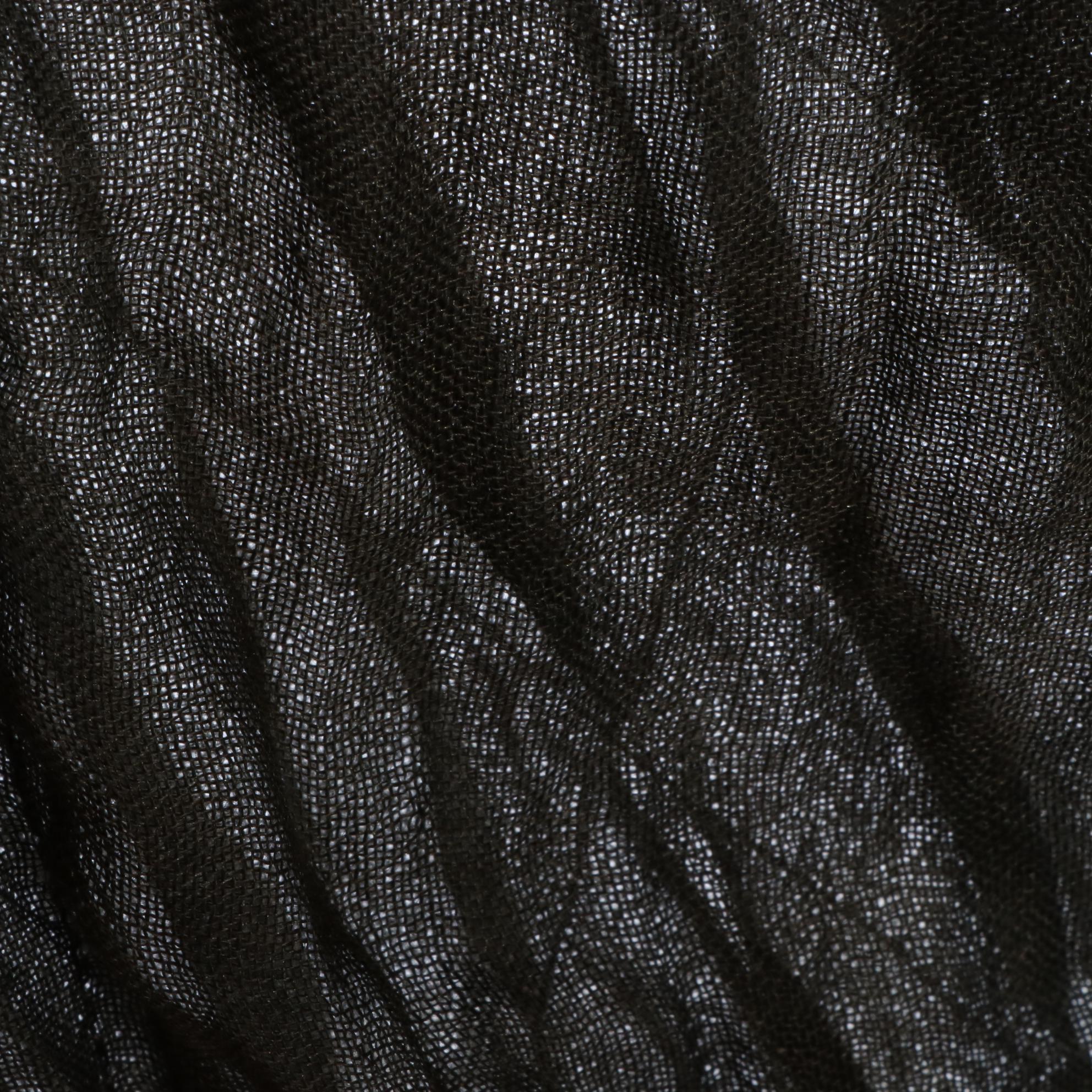 Agnona Smocked Scarf in Sheer Cashmere