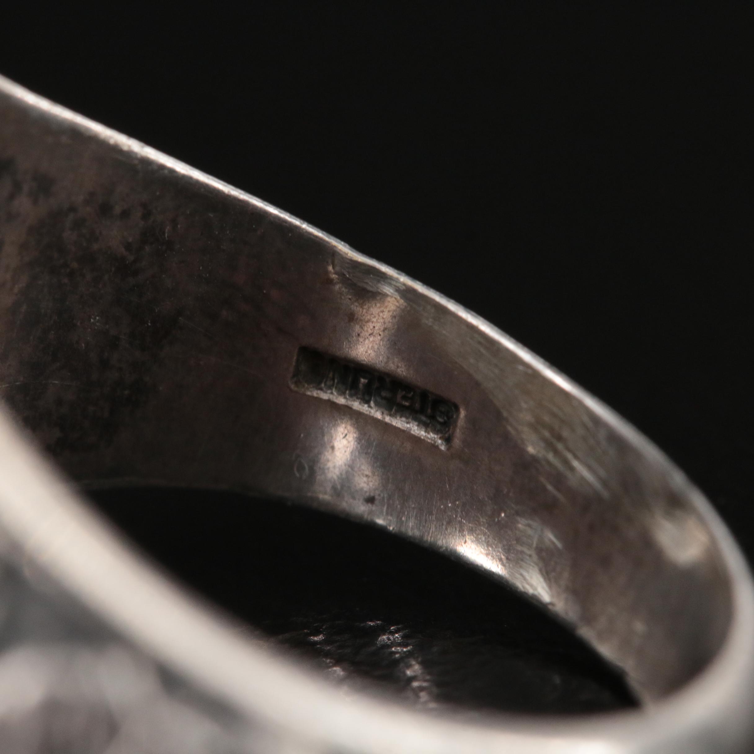 Sterling United States Navy Ring