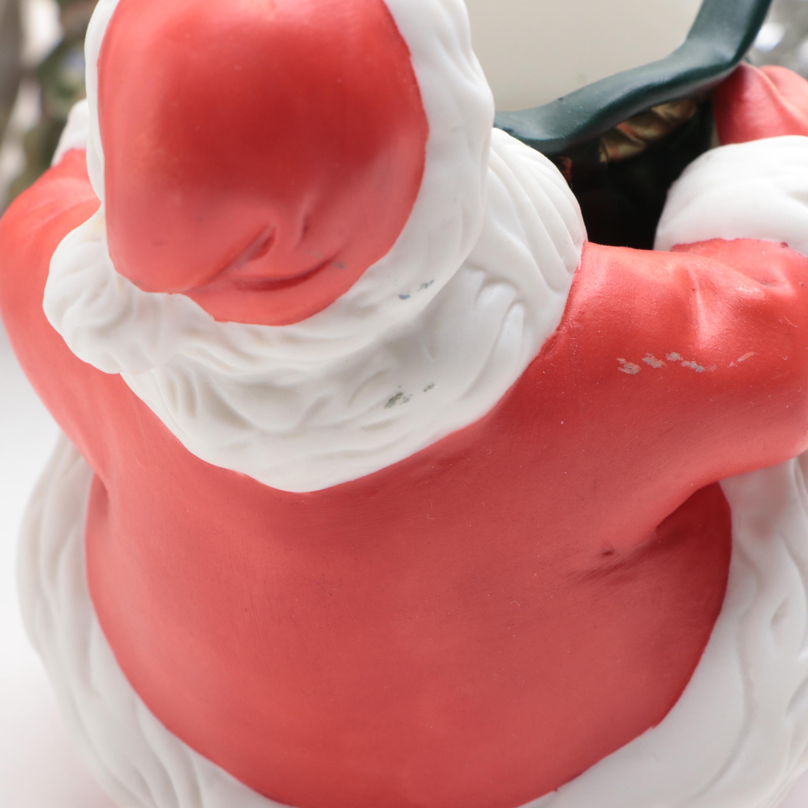 Mikasa China Tree Shaped Dish and Other Christmas Décor