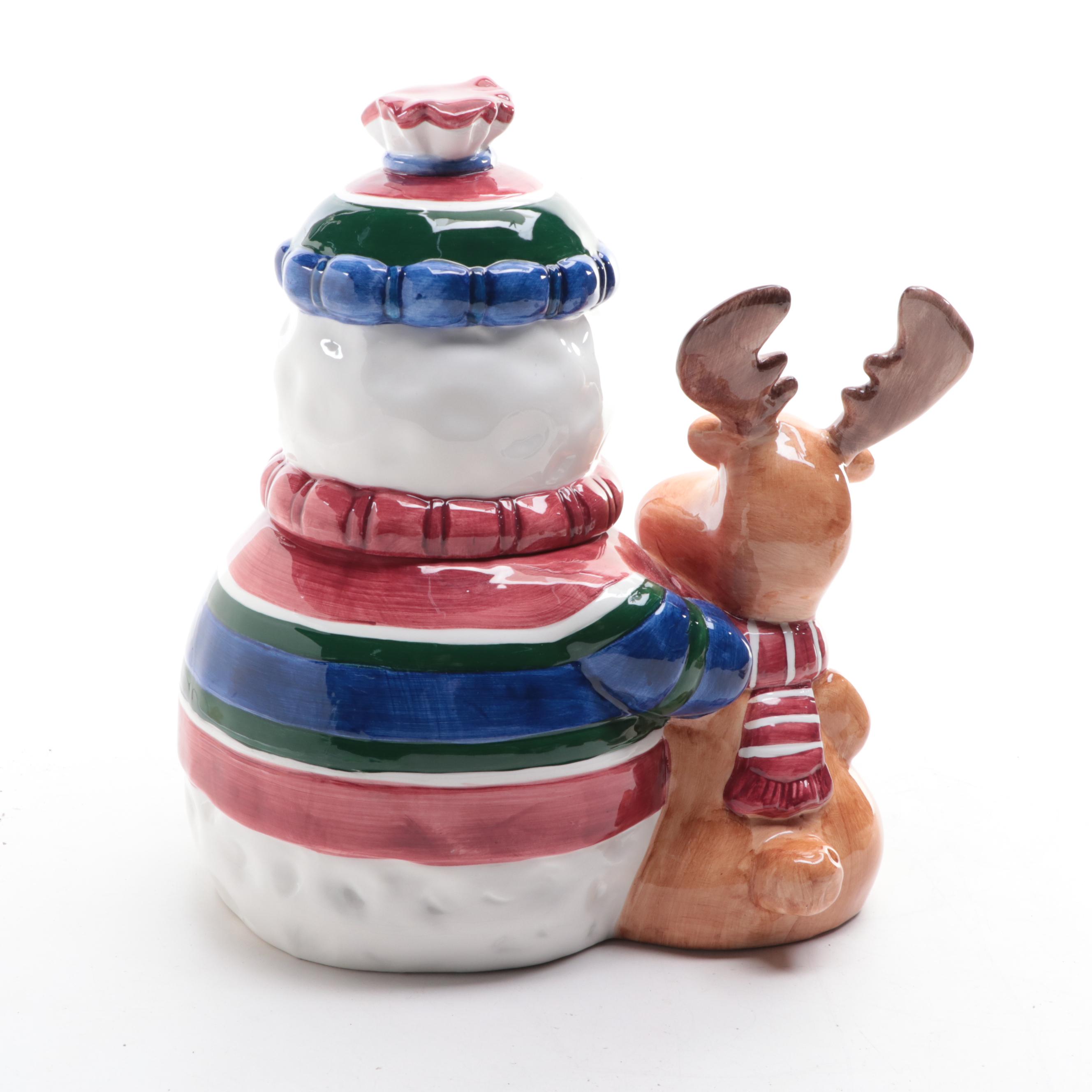 Mikasa China Tree Shaped Dish and Other Christmas Décor