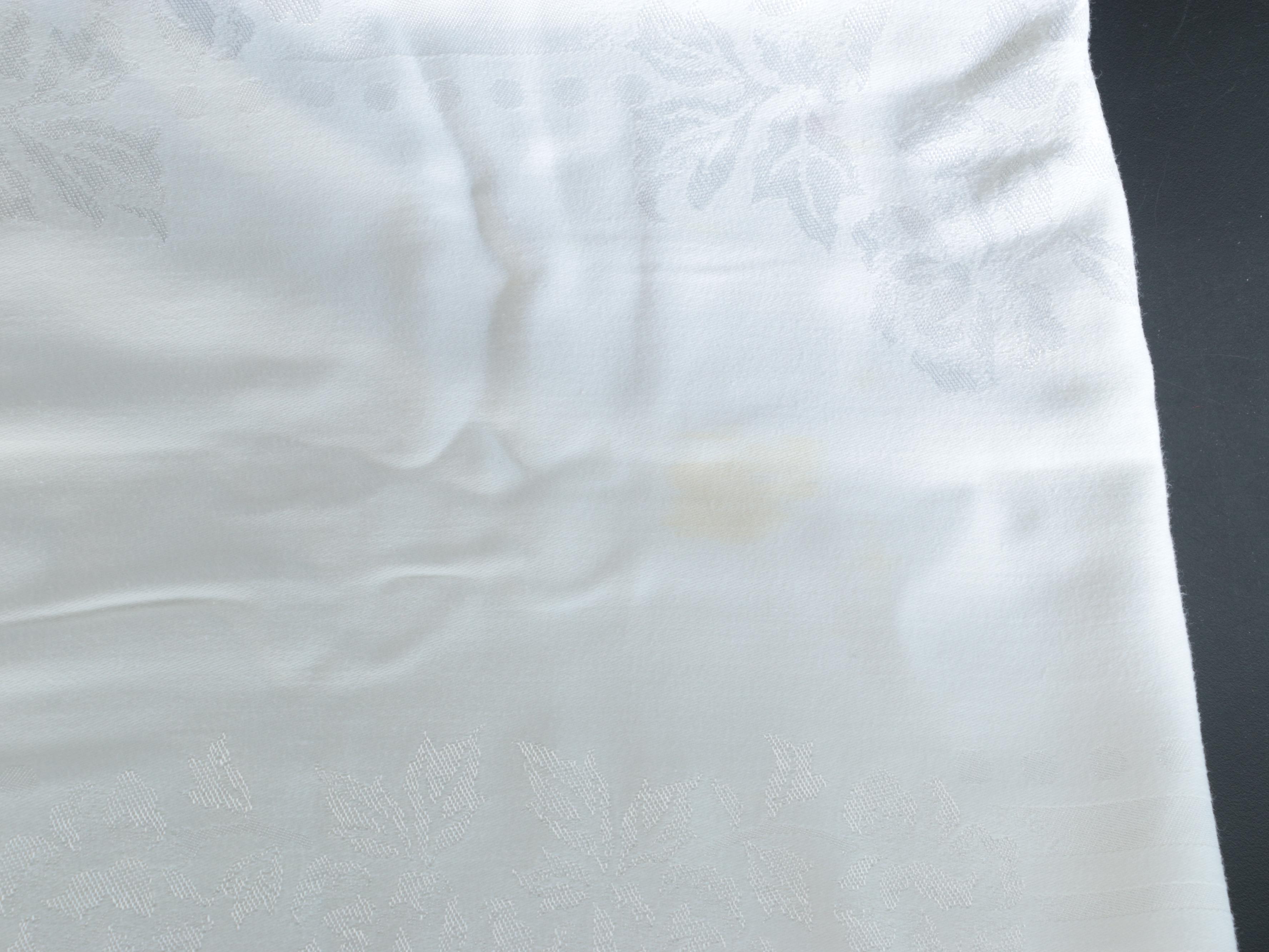 White, Cream, Green with Other Tablecloths and Napkins, 20th Century