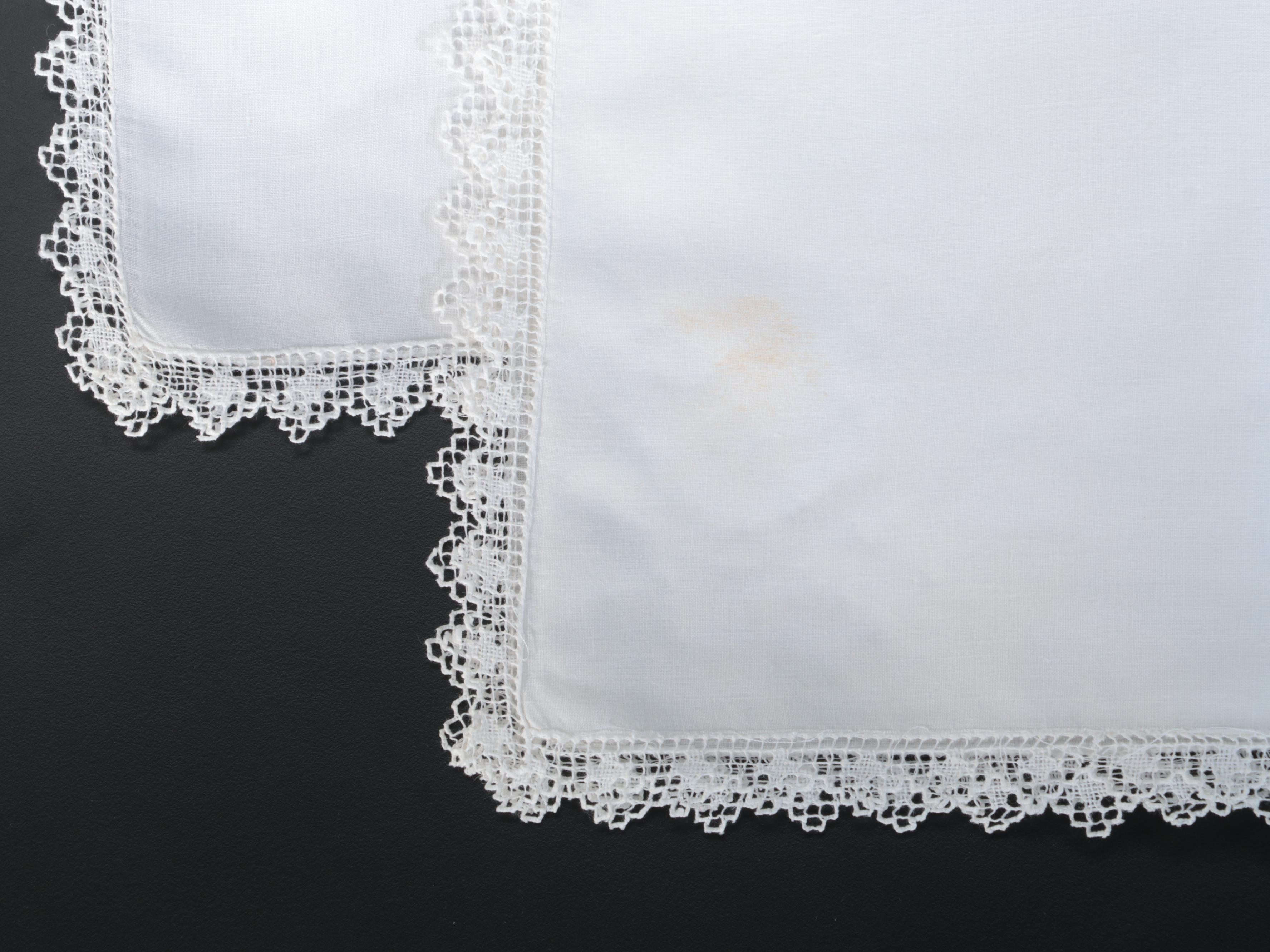 White, Cream, Green with Other Tablecloths and Napkins, 20th Century