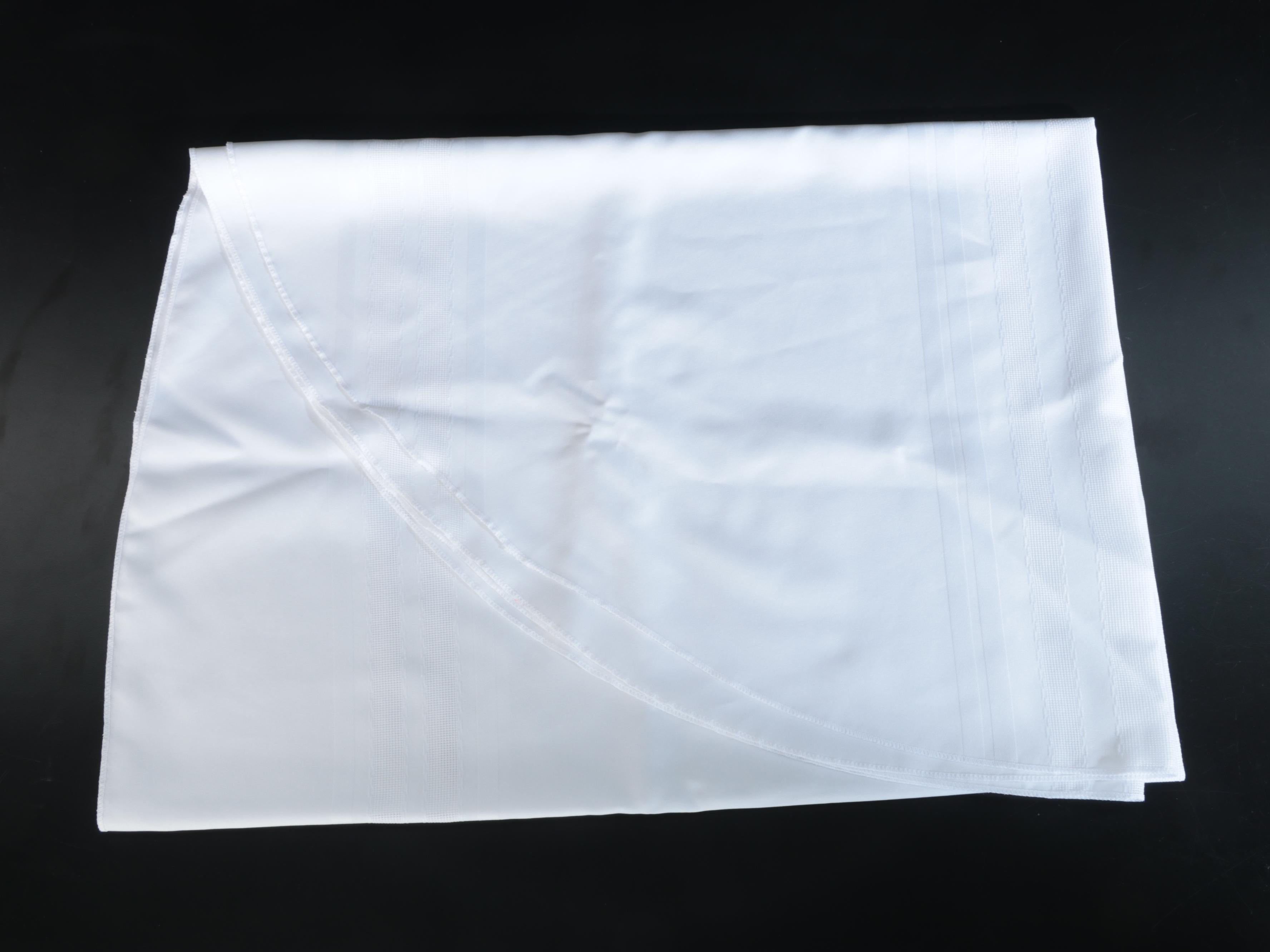 White, Cream, Green with Other Tablecloths and Napkins, 20th Century