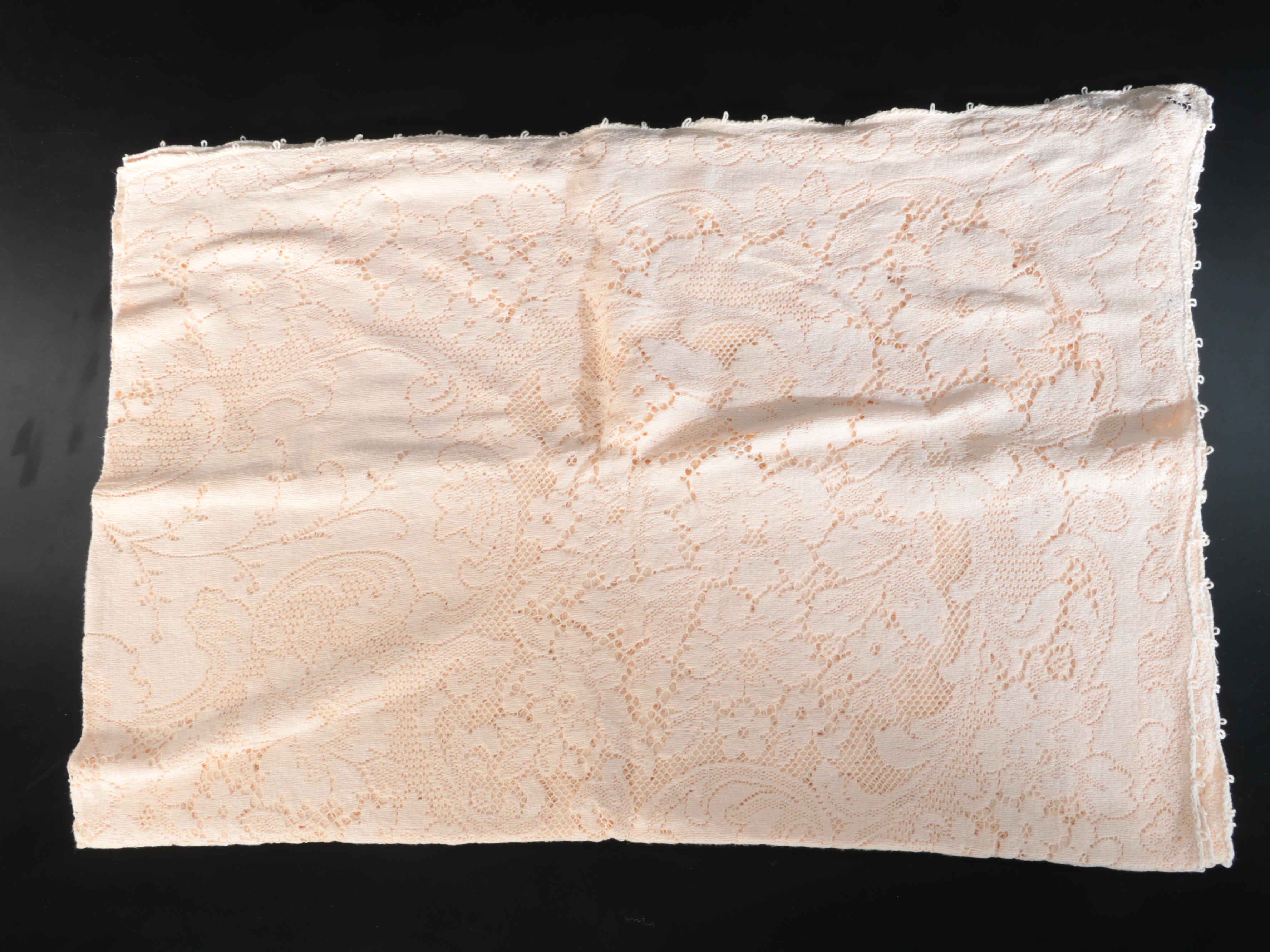 White, Cream, Green with Other Tablecloths and Napkins, 20th Century