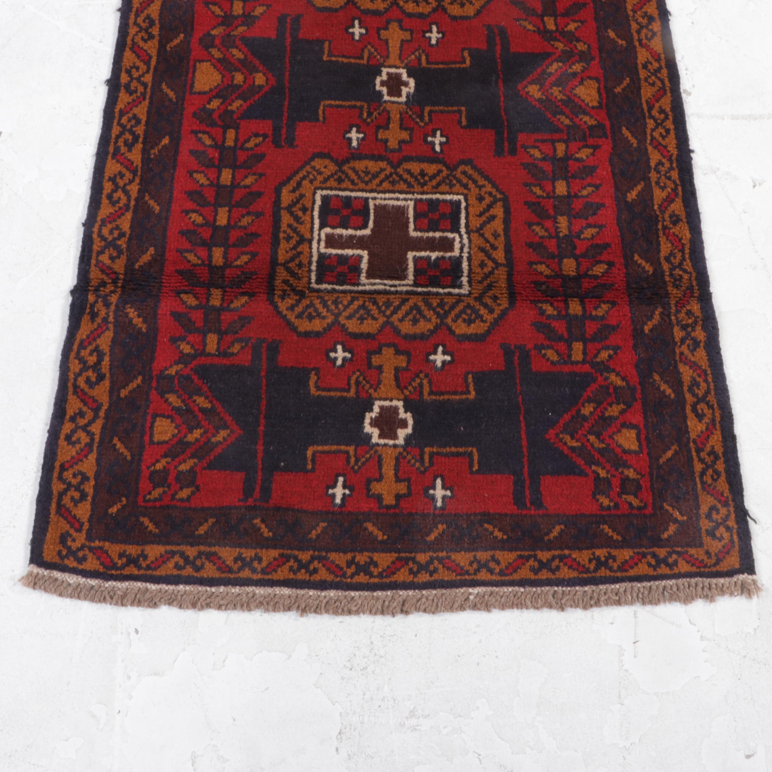 2'9 x 4'7 Hand-Knotted Afghan Taimani Accent Rug