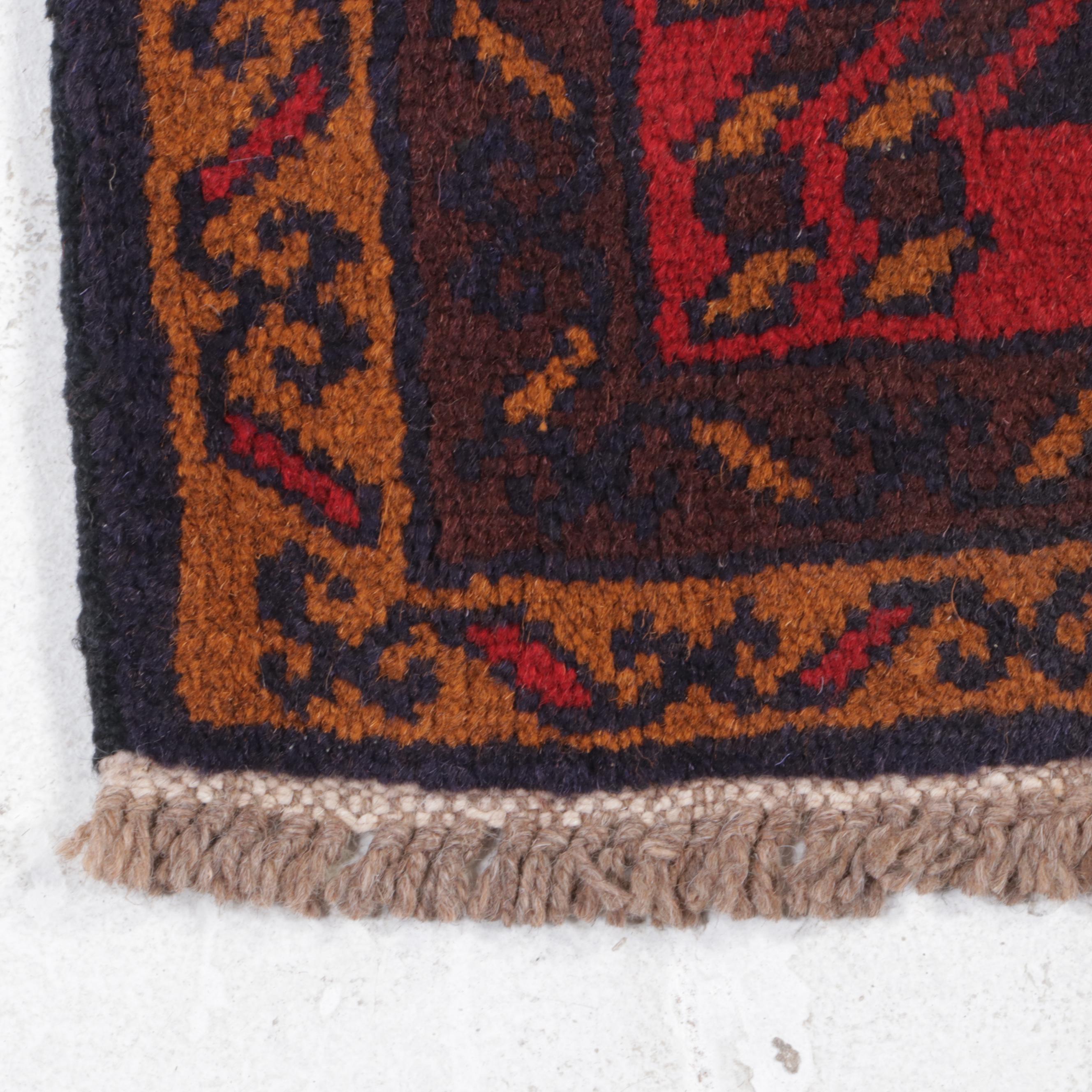 2'9 x 4'7 Hand-Knotted Afghan Taimani Accent Rug
