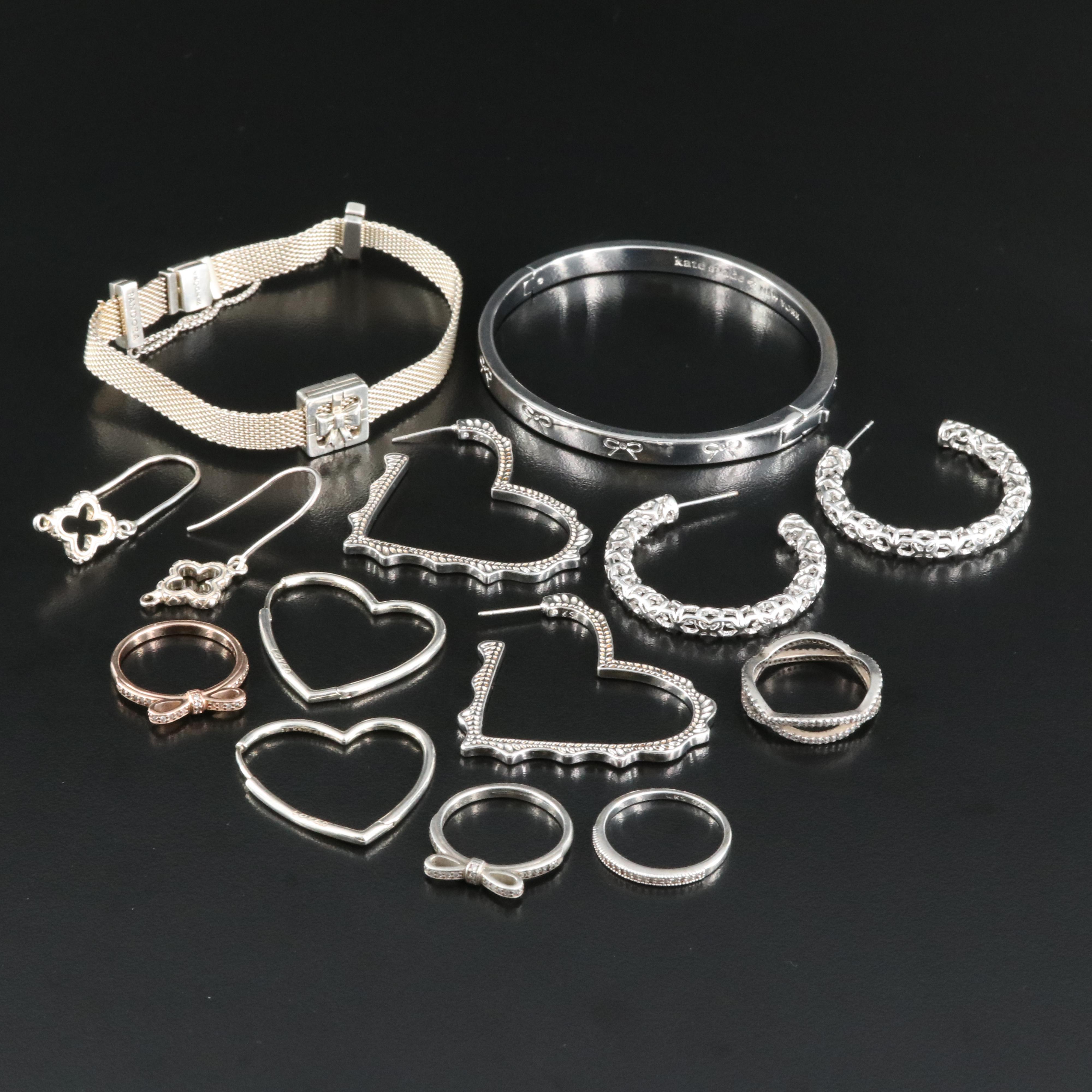 Pandora and Kate Spade Jewelry Grouping
