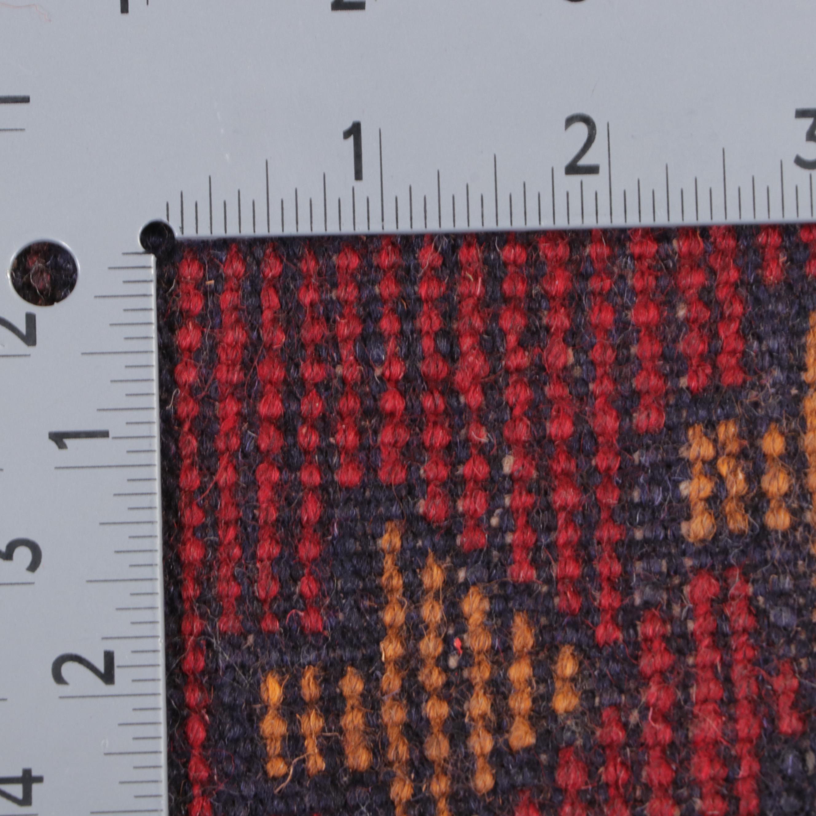 2'9 x 4'6 Hand-Knotted Afghan Baluch Accent Rug