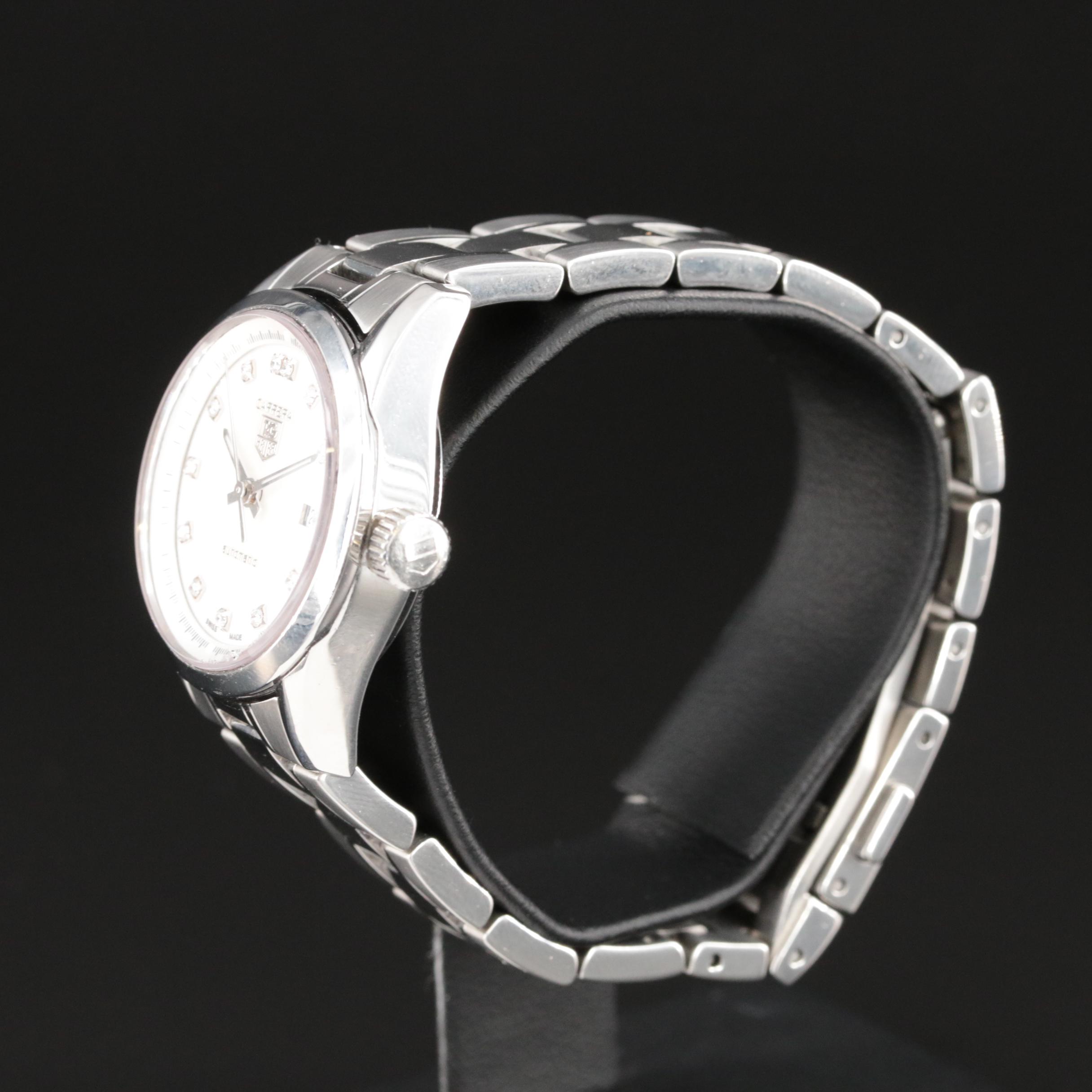 TAG Heuer Carrera Mother of Pearl Diamond Automatic Watch