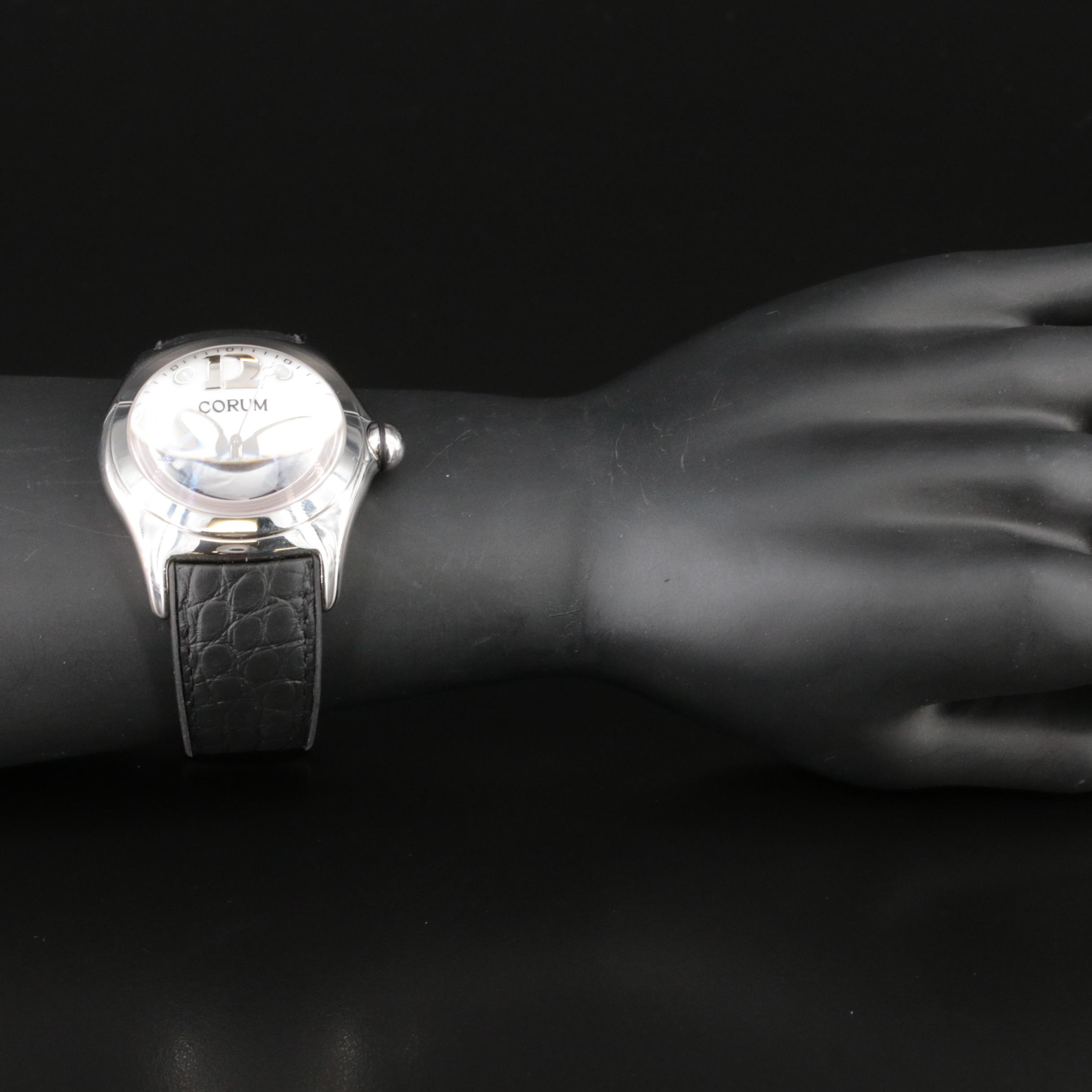 Corum Bubble Date 45mm Steel Quartz Watch