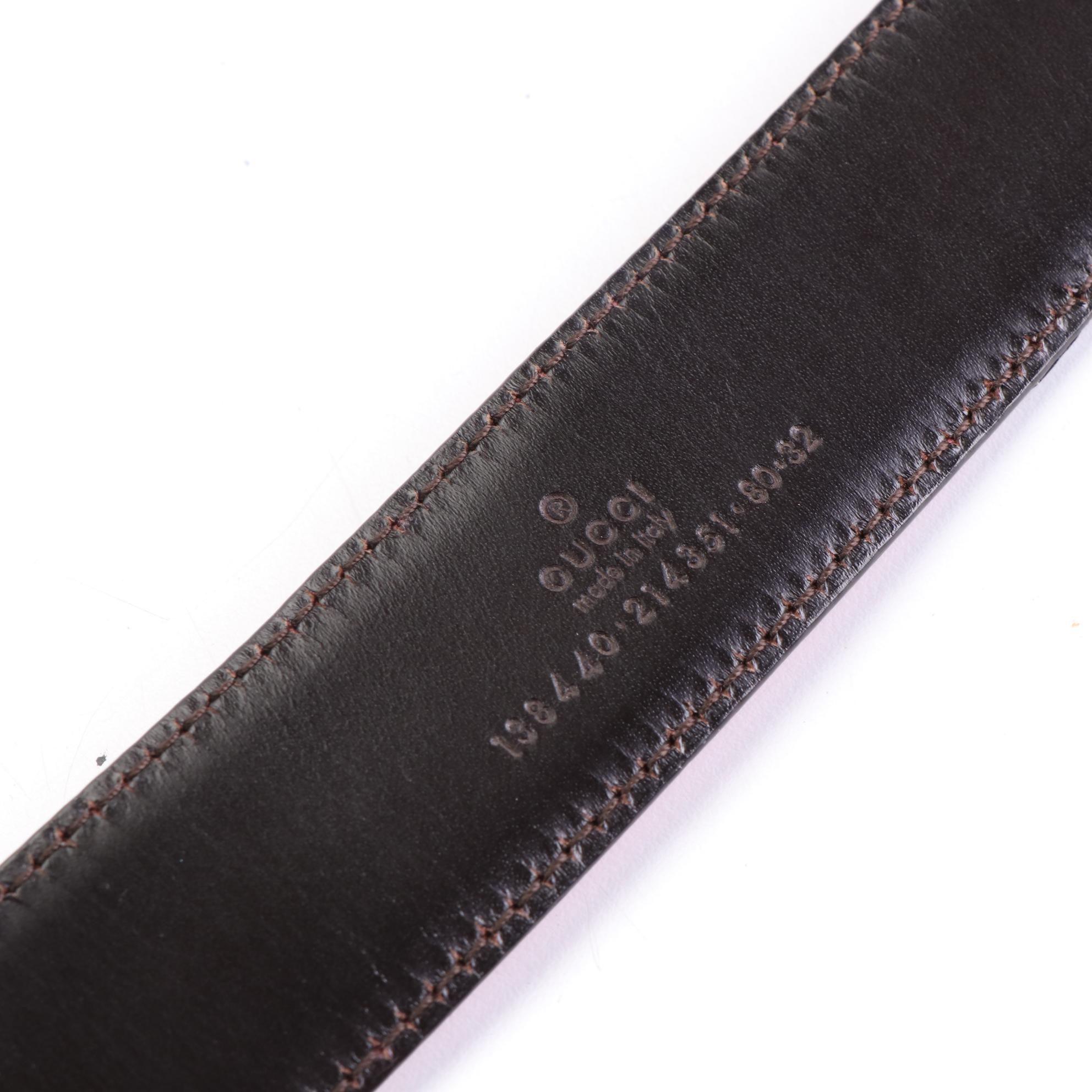 Gucci G Logo and Pink Cinghiale Leather Belt