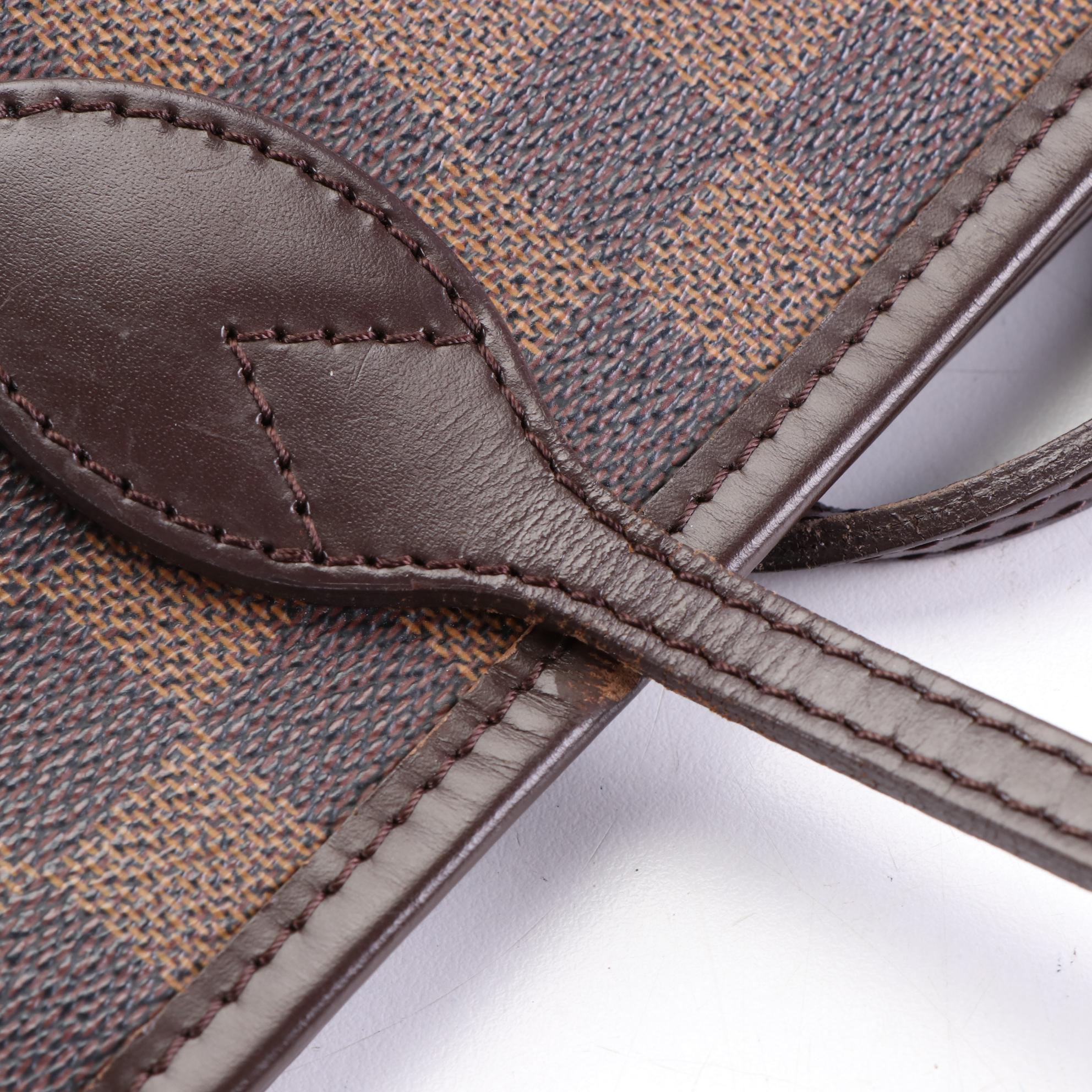 Louis Vuitton Neverfull MM in Damier Ebene Canvas and Leather