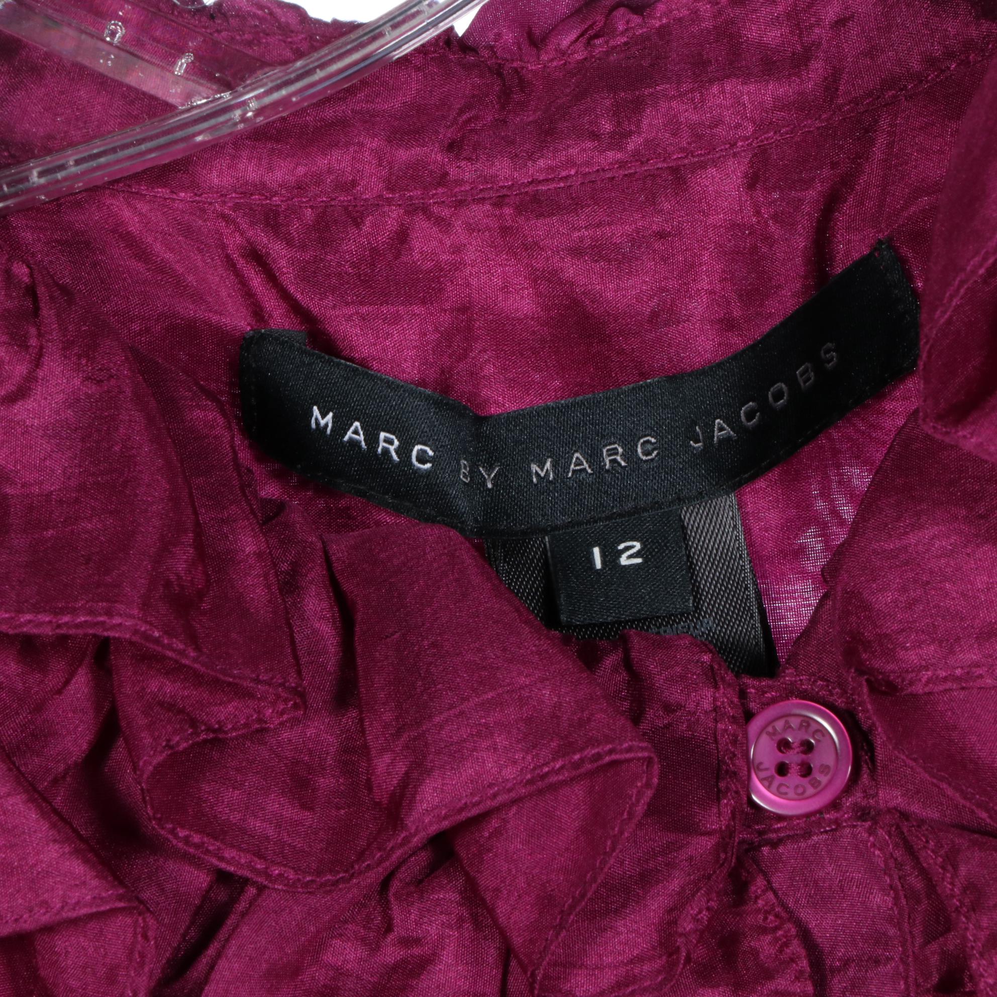 Tory Burch Silk Tie Neck Top, Marc by Marc Jacobs Ruffle Blouse, Rossopuro Pants