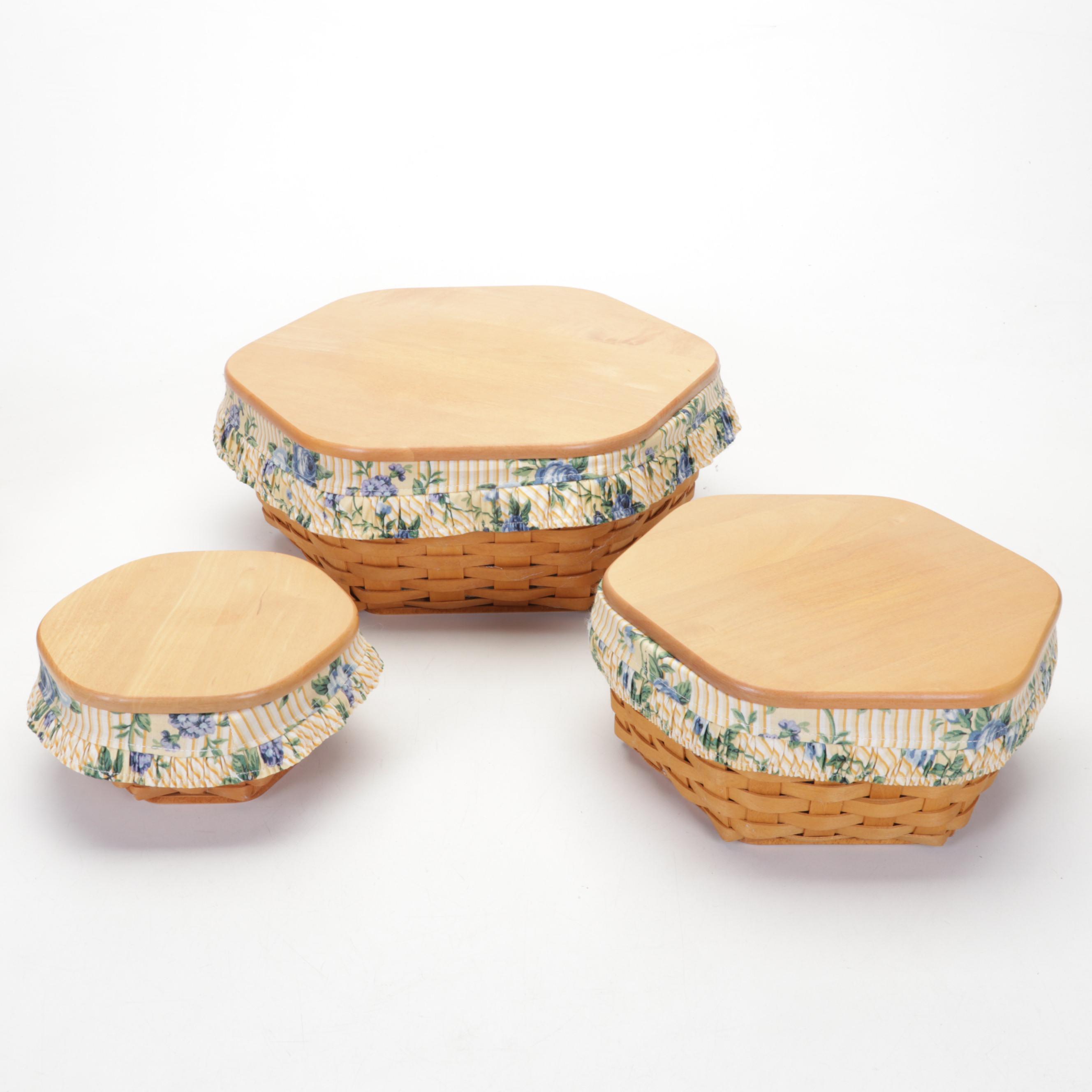 Longaberger Baskets, Casserole Dishes, 9x13 Pyrex Dish with Basket and Stand