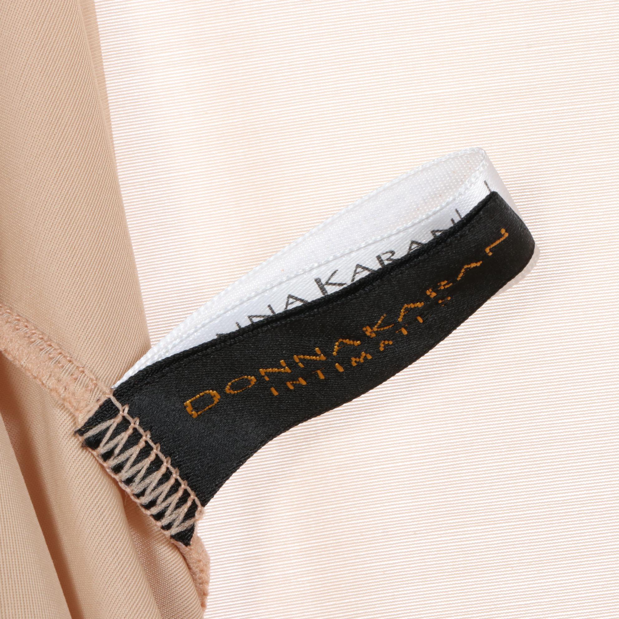 Donna Karan Dark Nude-Tone Slip and Victoria's Secret Silk Bias Slips, NWT