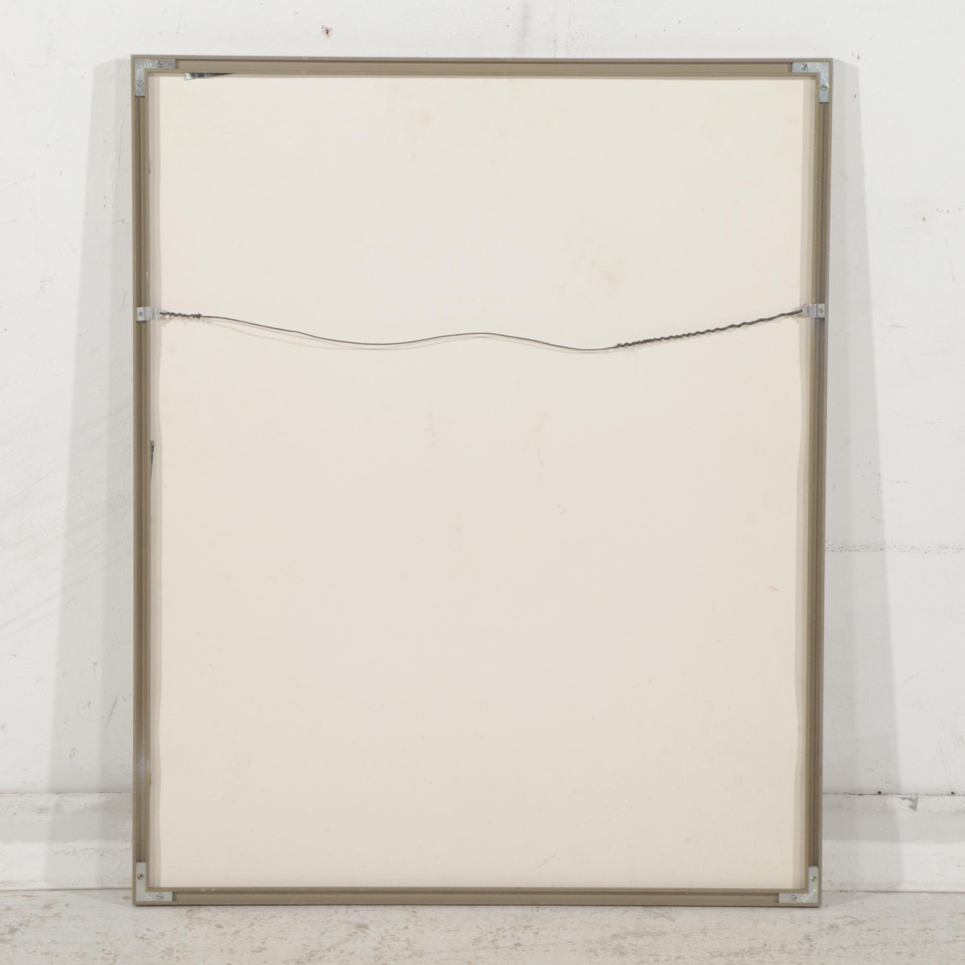 Sidney Chafetz Etching With Aquatint "Mars Head #1," 1962