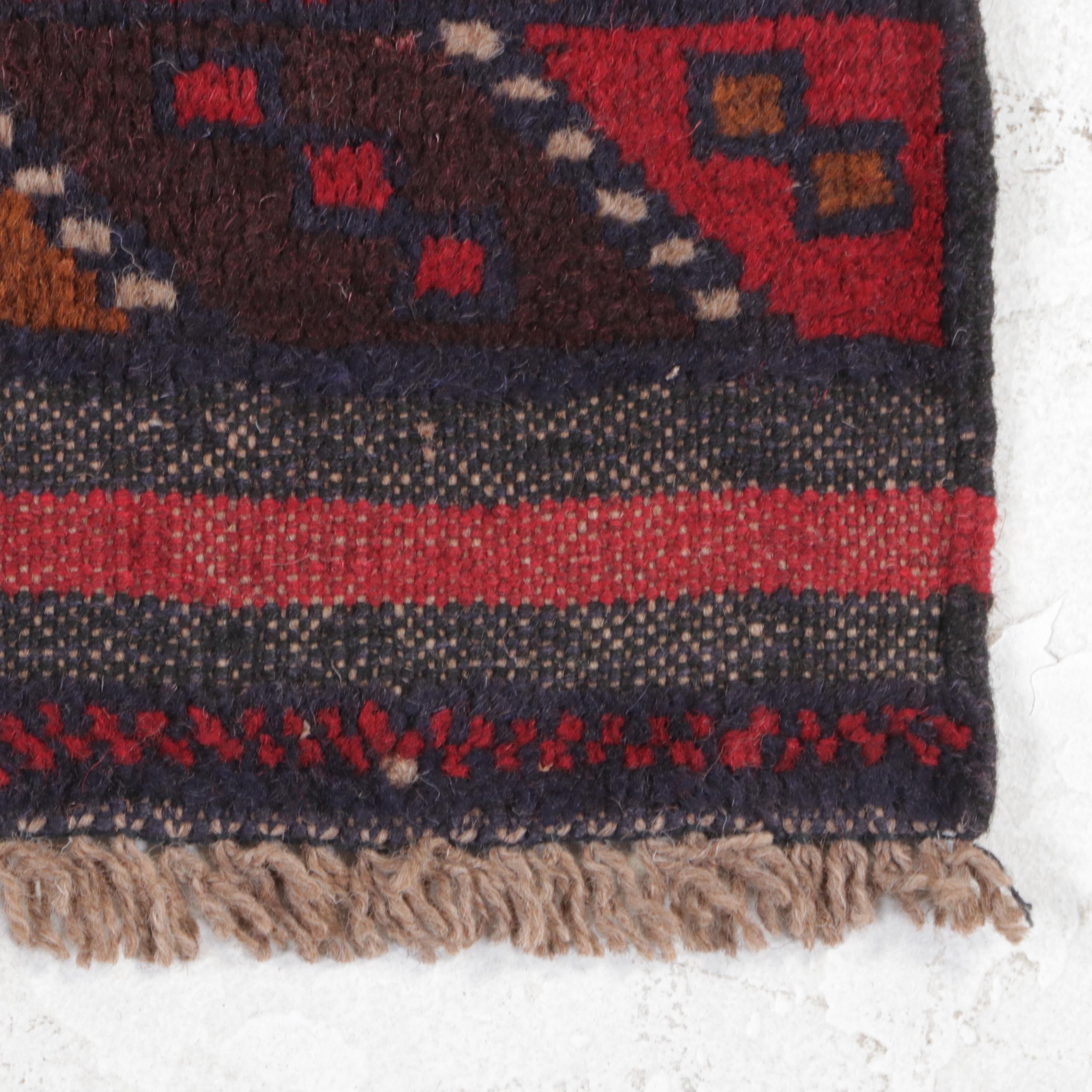 2'8 x 4'5 Hand-Knotted Afghan Taimani Accent Rug