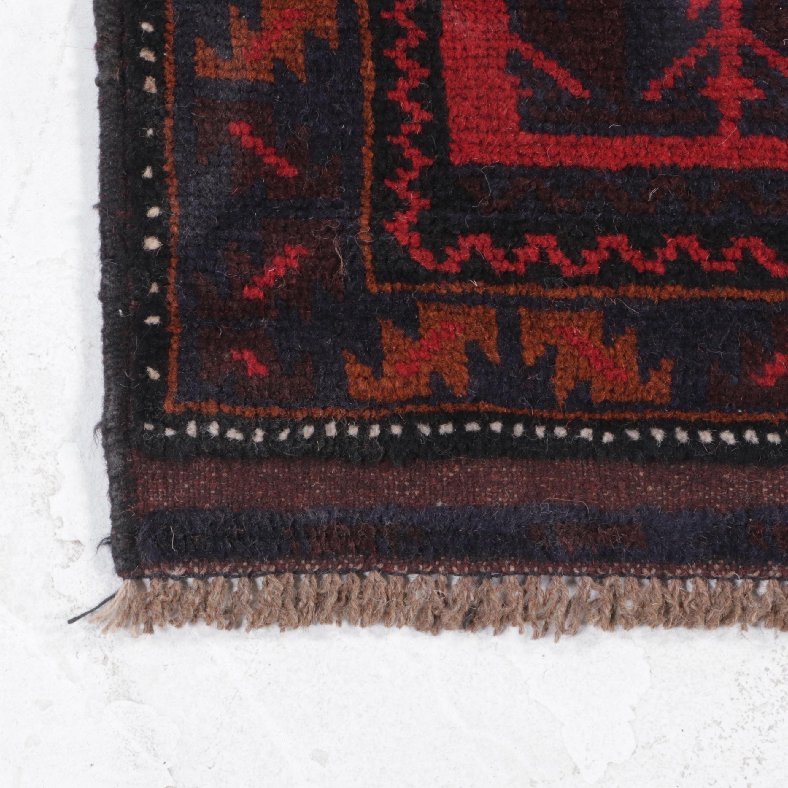 2'9 x 4'5 Hand-Knotted Afghan Taimani Accent Rug