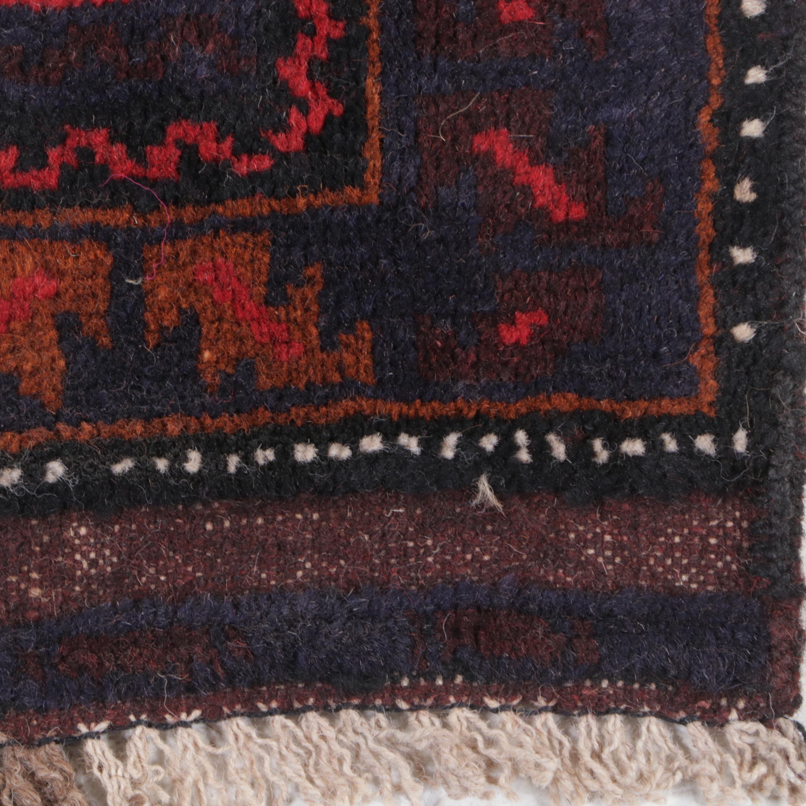 2'9 x 4'5 Hand-Knotted Afghan Taimani Accent Rug
