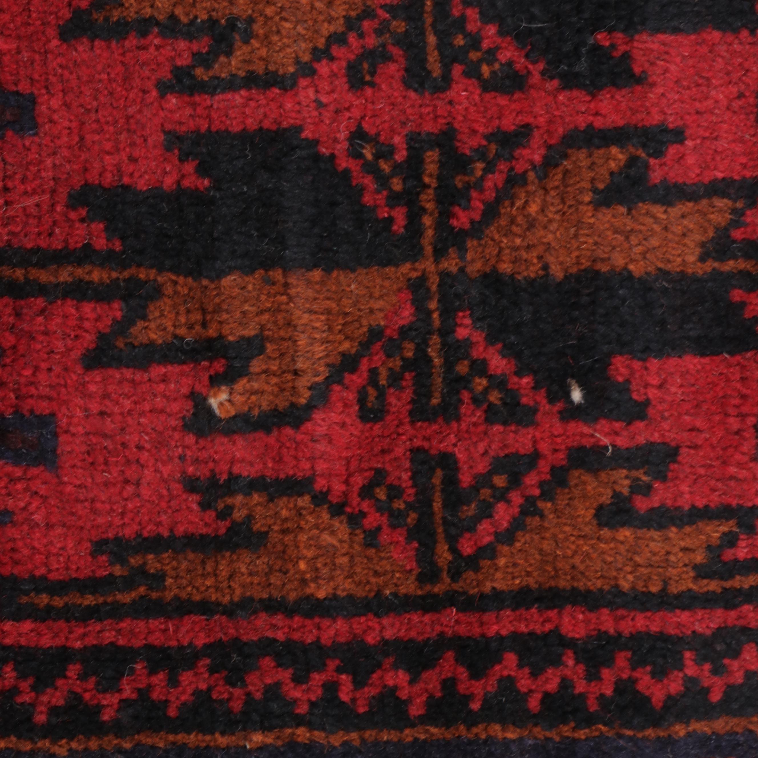 2'9 x 4'5 Hand-Knotted Afghan Taimani Accent Rug