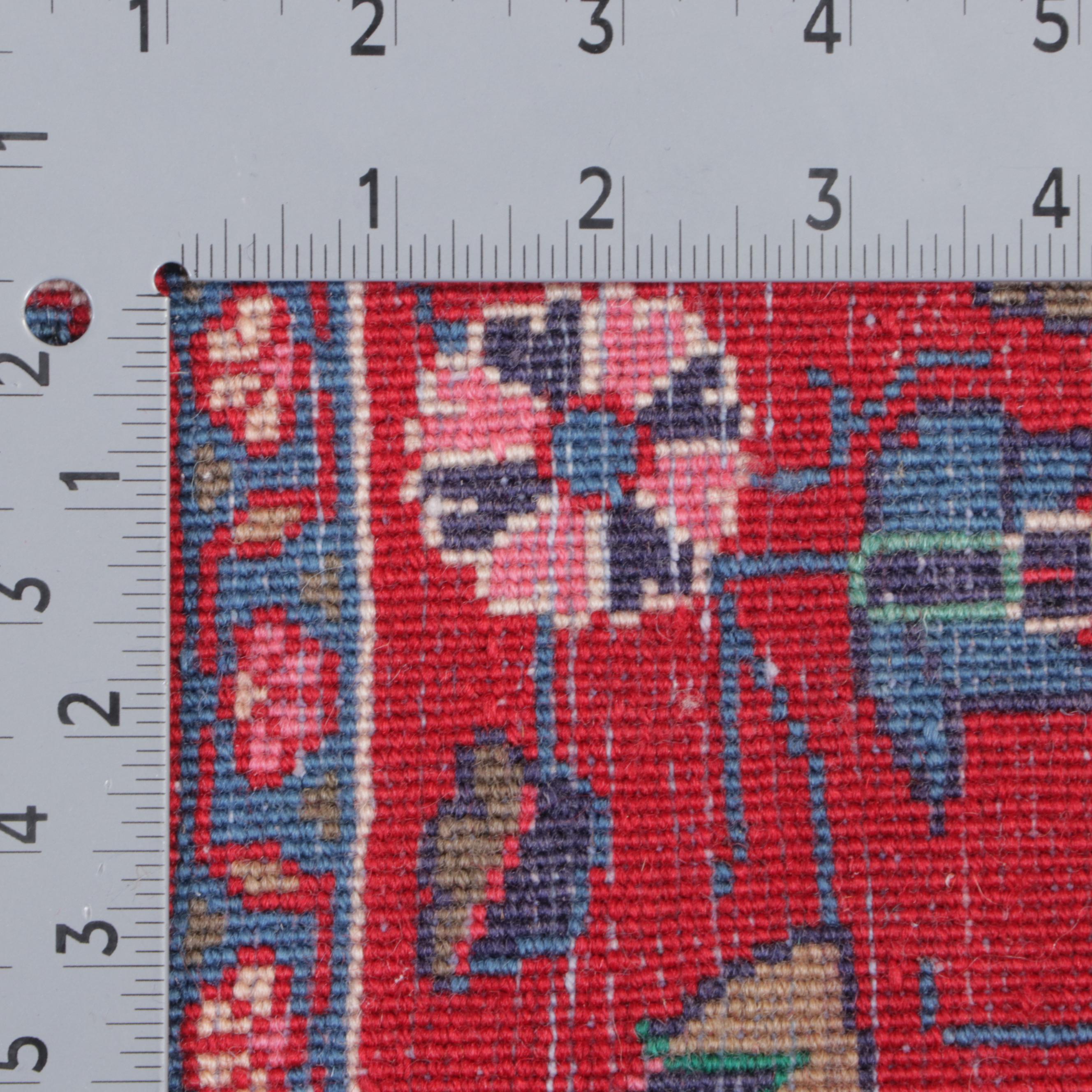 10'3 x 14'10 Hand-Knotted Persian Kashan Area Rug