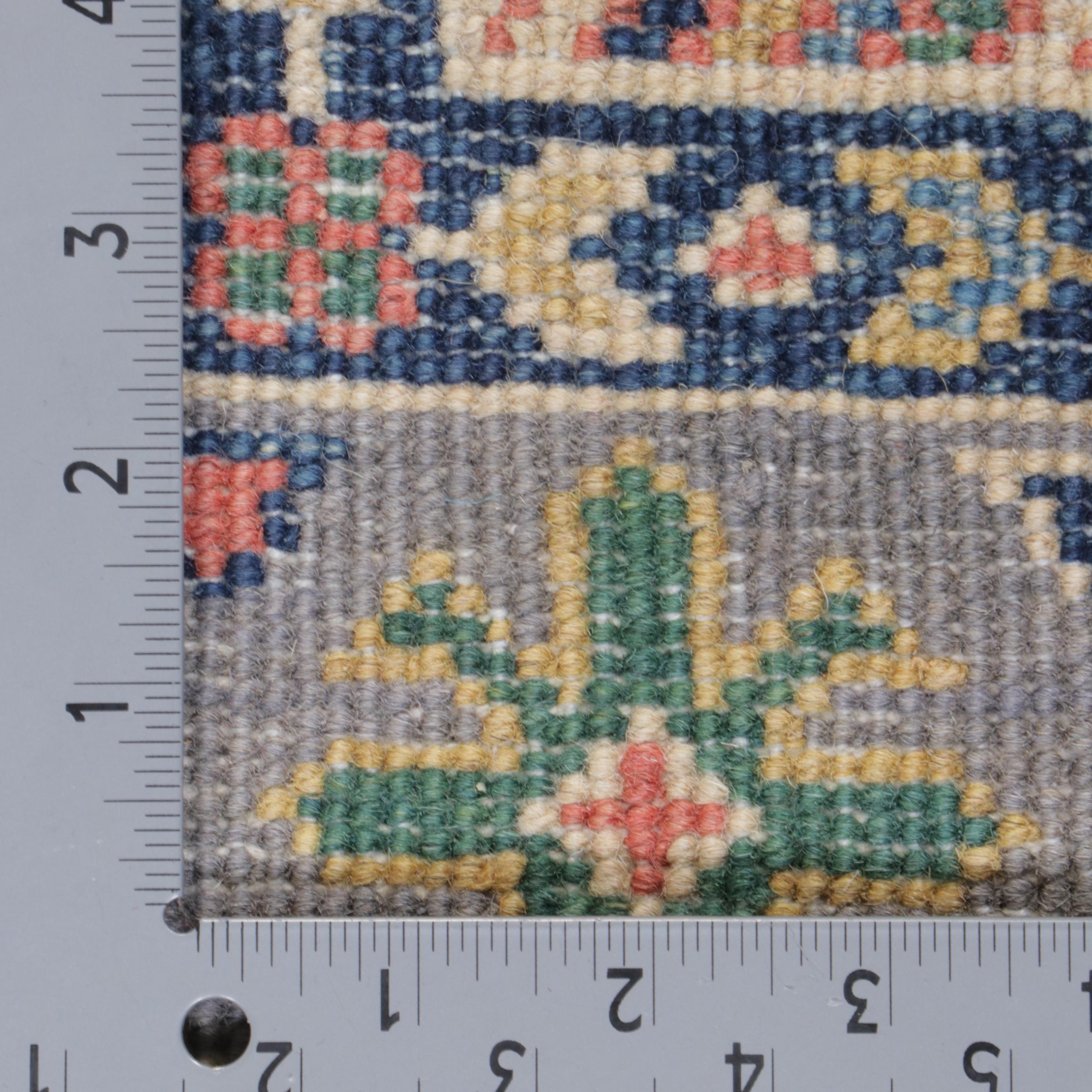 2'9 x 9'10 Hand-Knotted Pakistani Kazak Carpet Runner