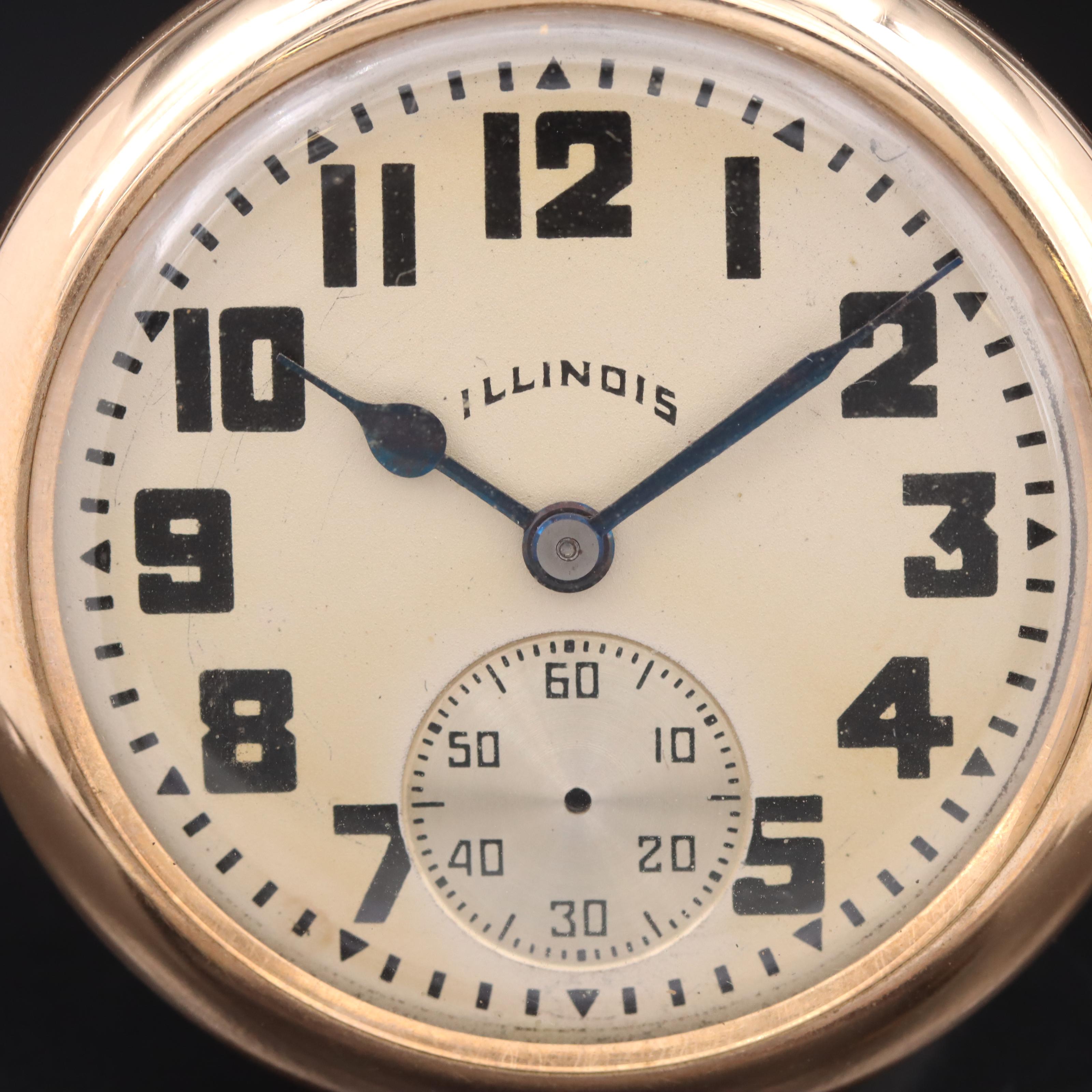 1912 Illinois A. Lincoln Swing-Out Case Pocket Watch