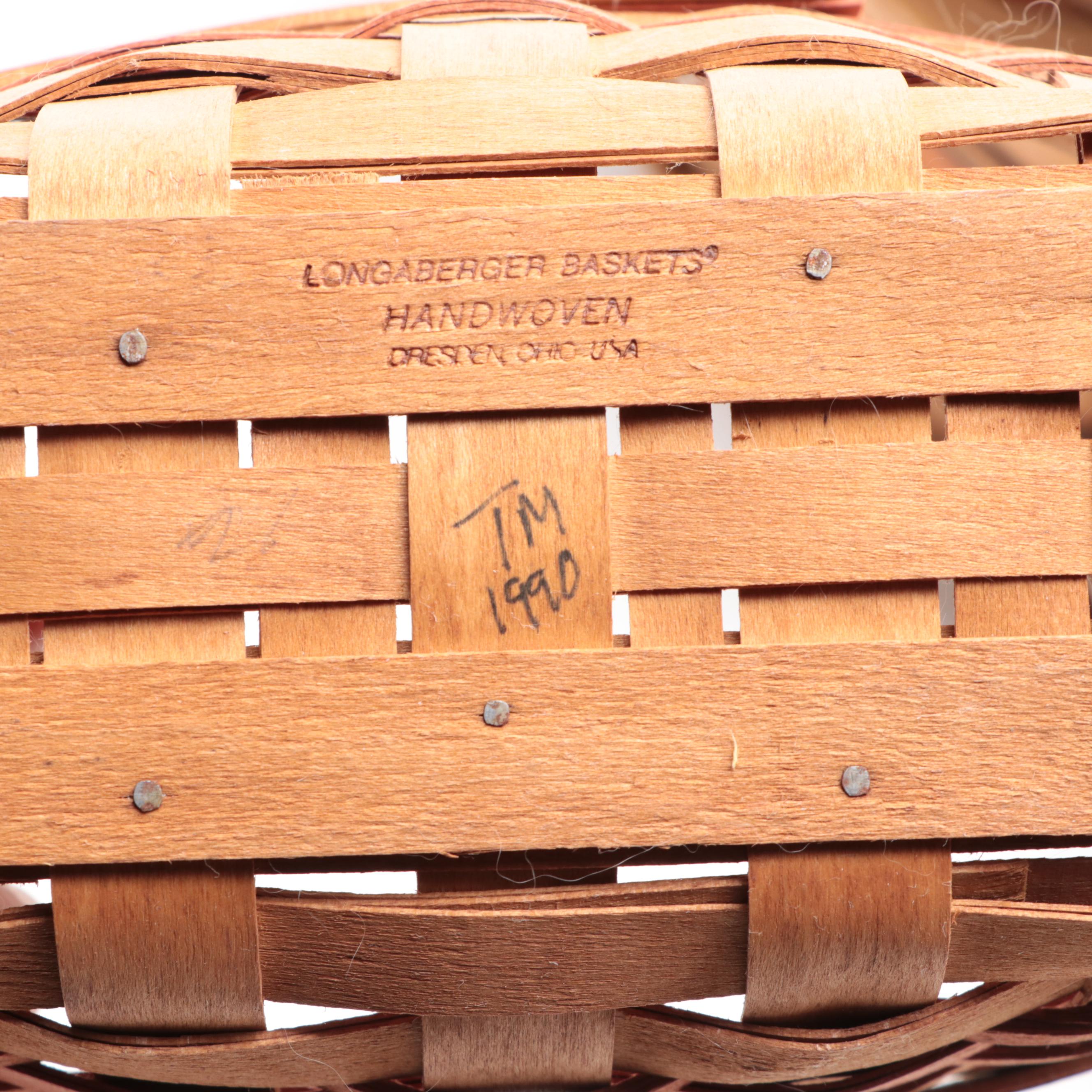 Longaberger Pumpkin Basket and Other Longaberger Baskets and Liners