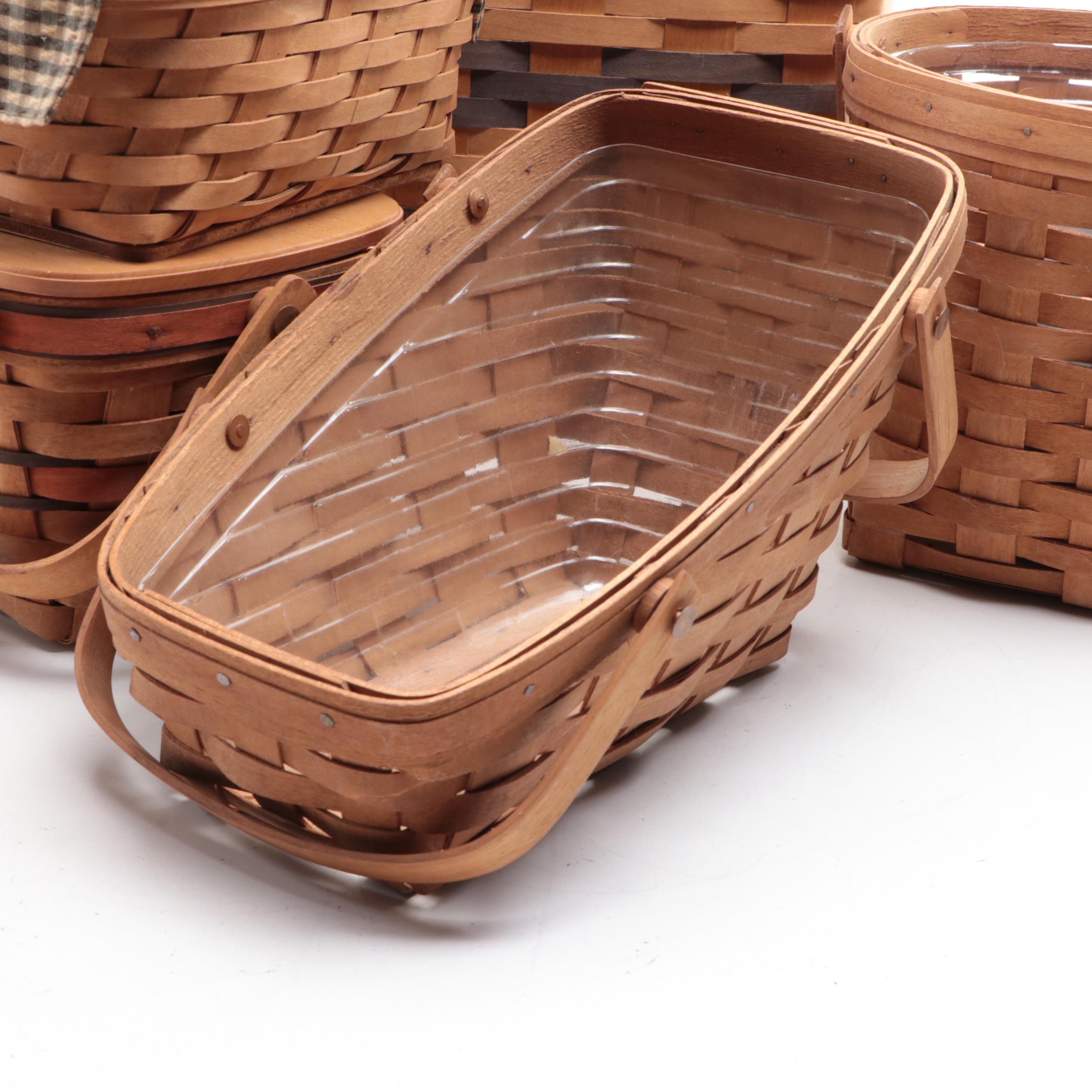 Longaberger Pumpkin Basket and Other Longaberger Baskets and Liners