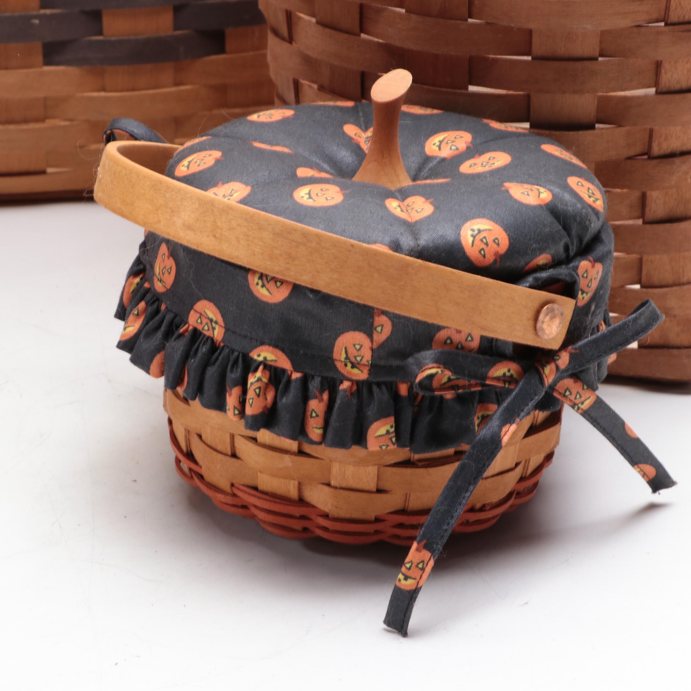Longaberger Pumpkin Basket and Other Longaberger Baskets and Liners