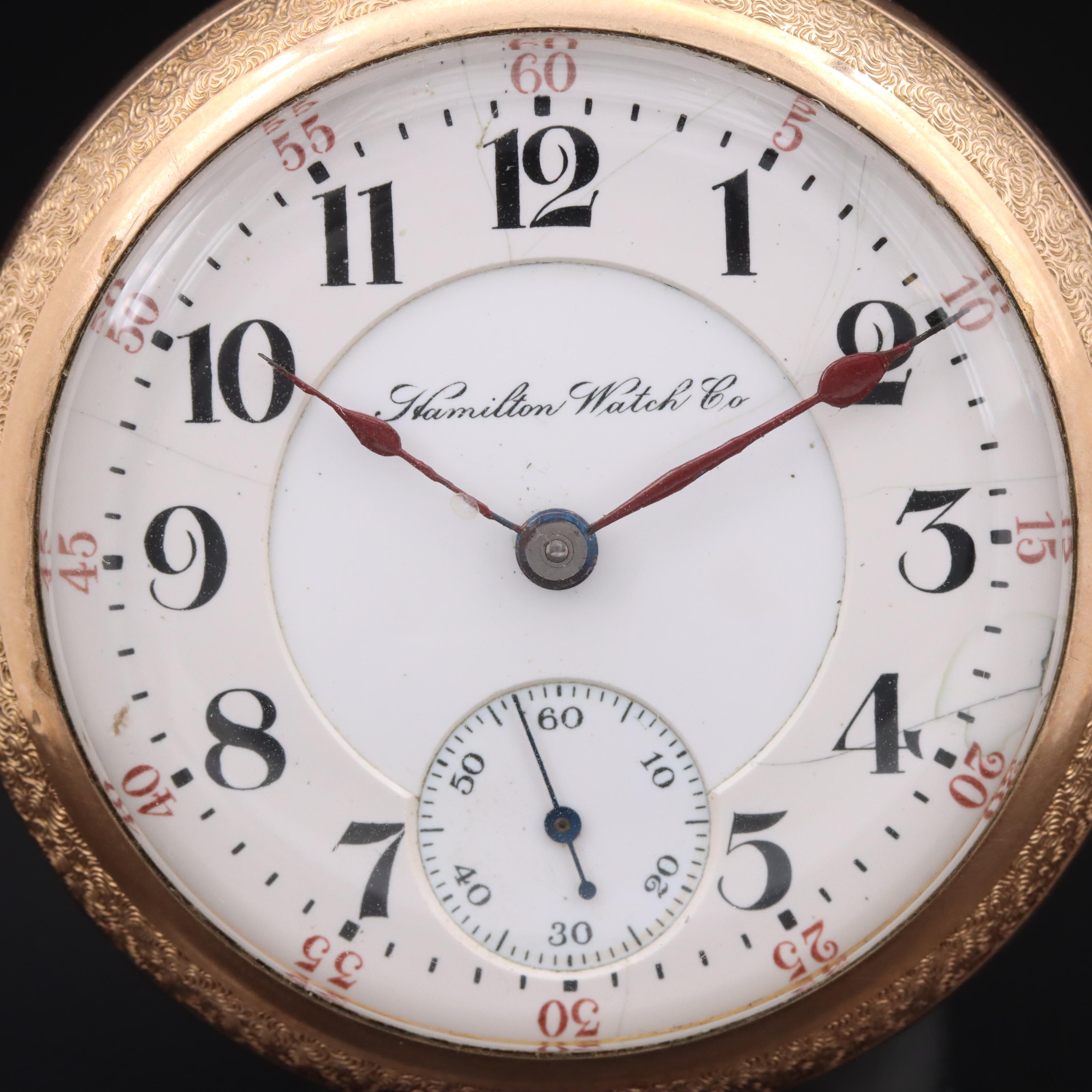 1906 Hamilton Railroad Grade Pocket Watch