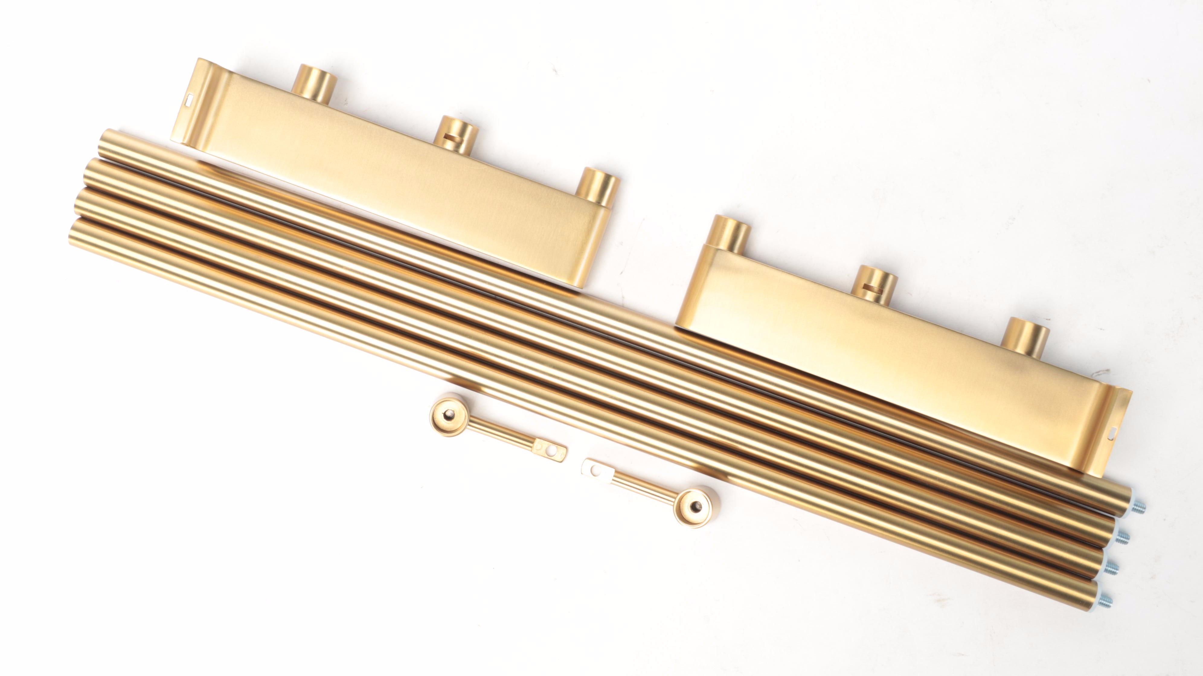 Threshold Brass Finish Modern Towel Racks