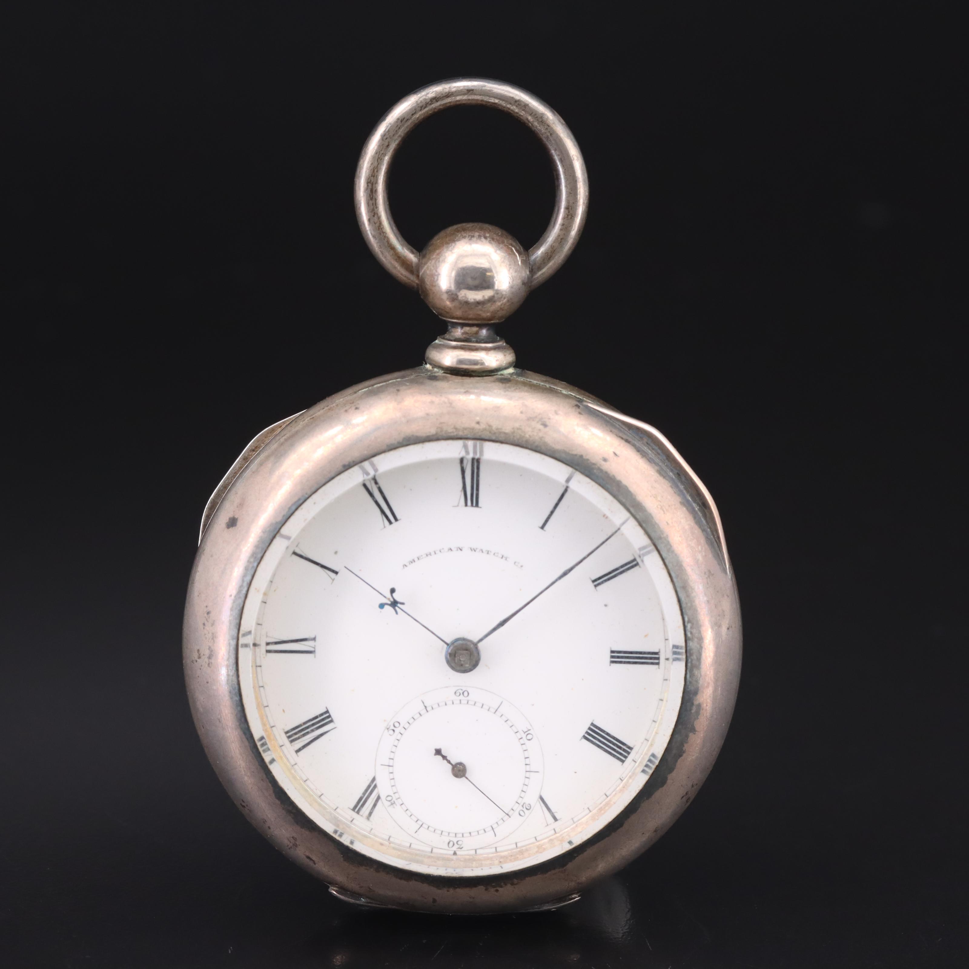 1860 Coin Silver American Waltham Pocket Watch