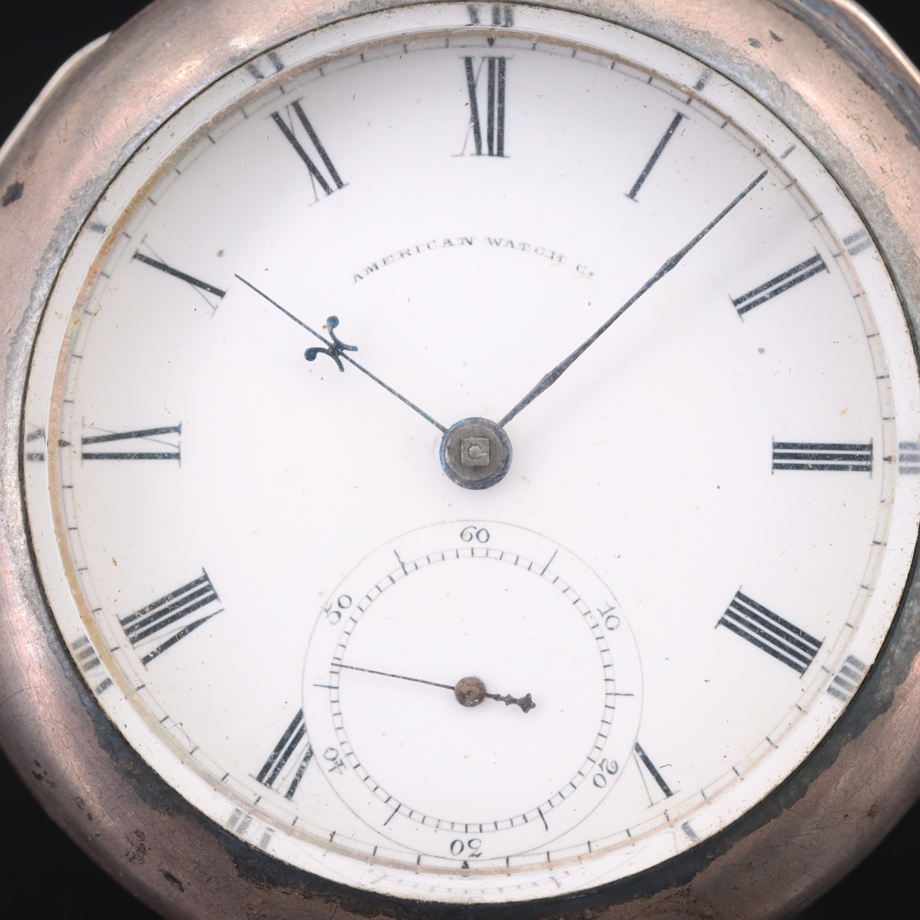 1860 Coin Silver American Waltham Pocket Watch