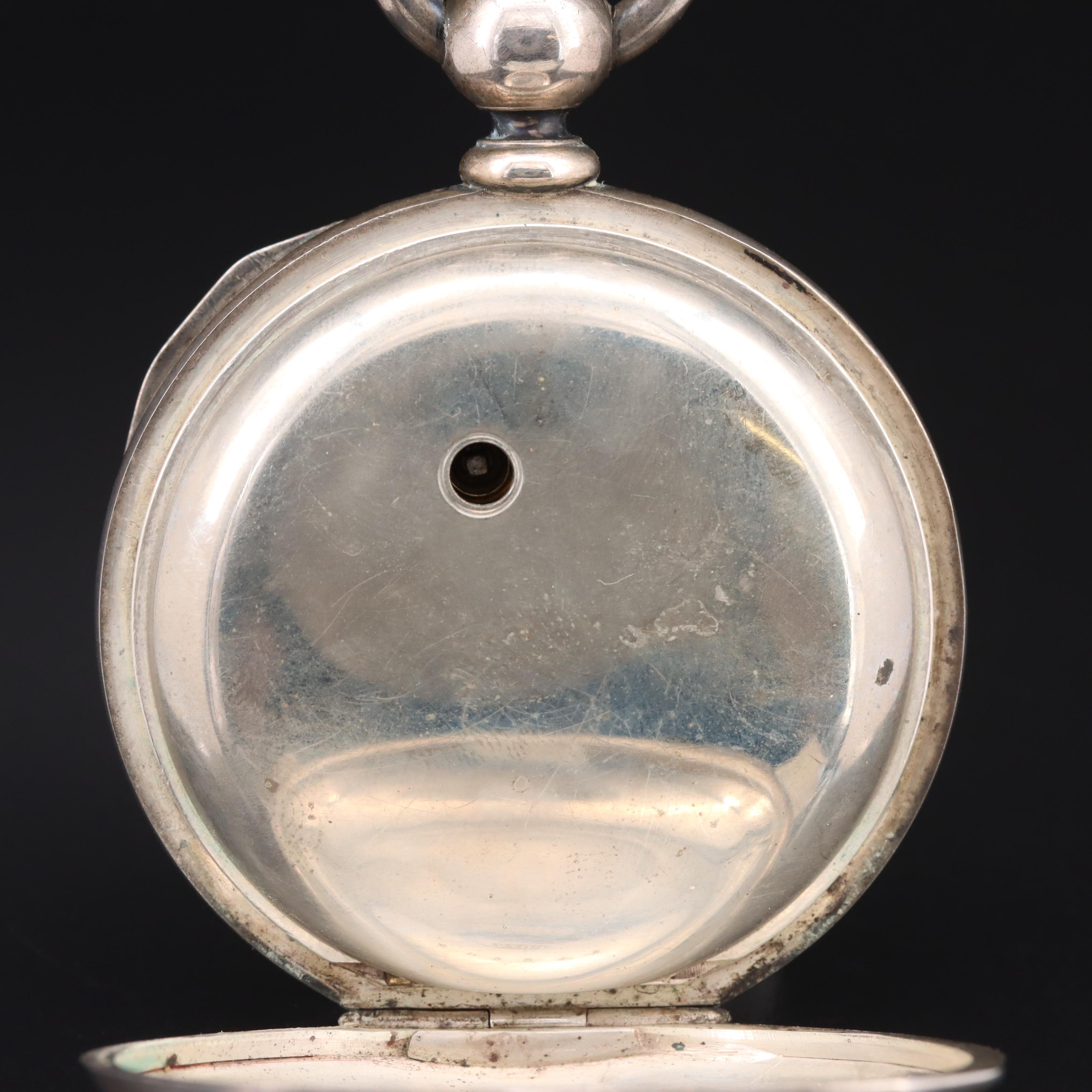 1860 Coin Silver American Waltham Pocket Watch