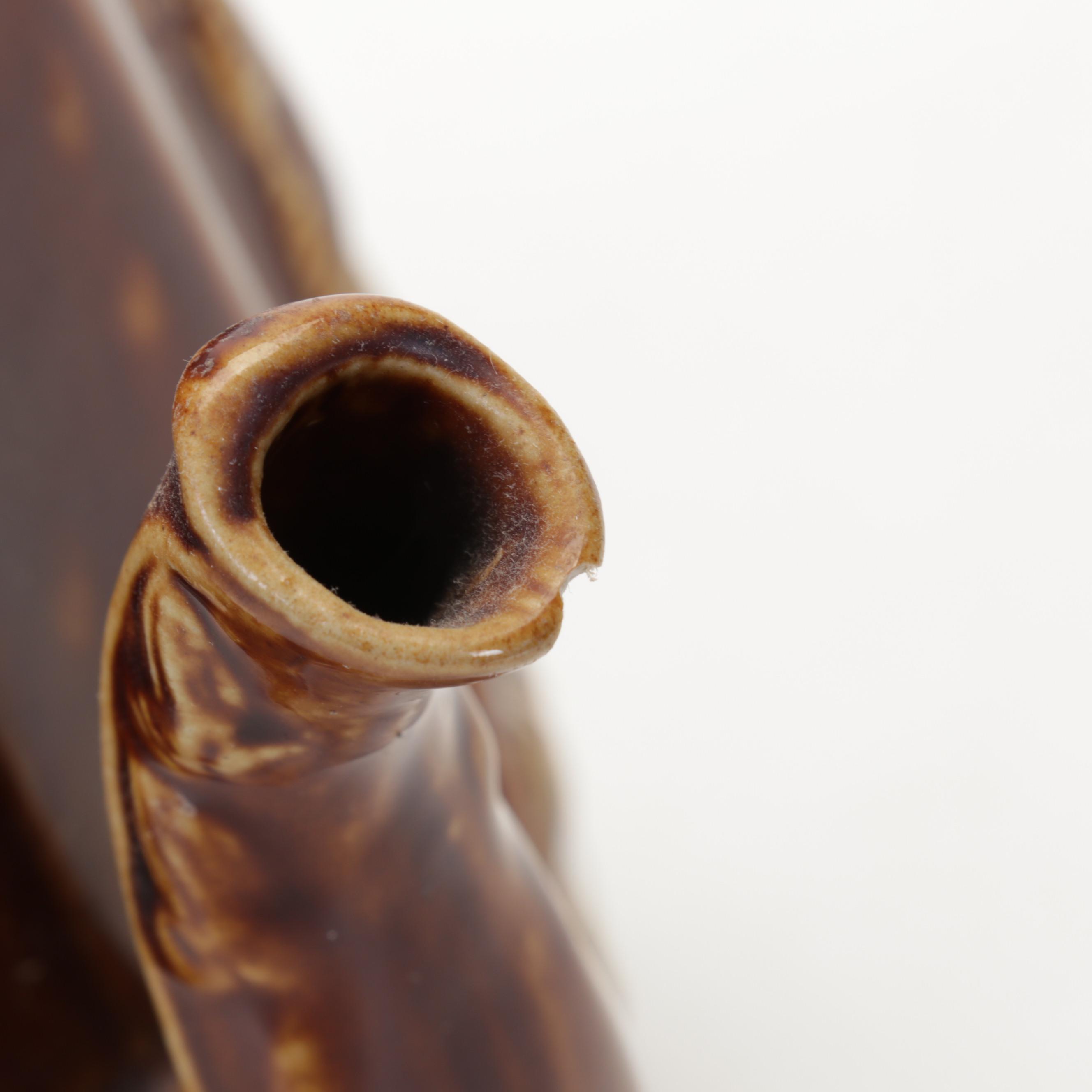 Rockingham Glazed "Rebekah at the Well", Teapots, Porcelain Toast Rack, & More