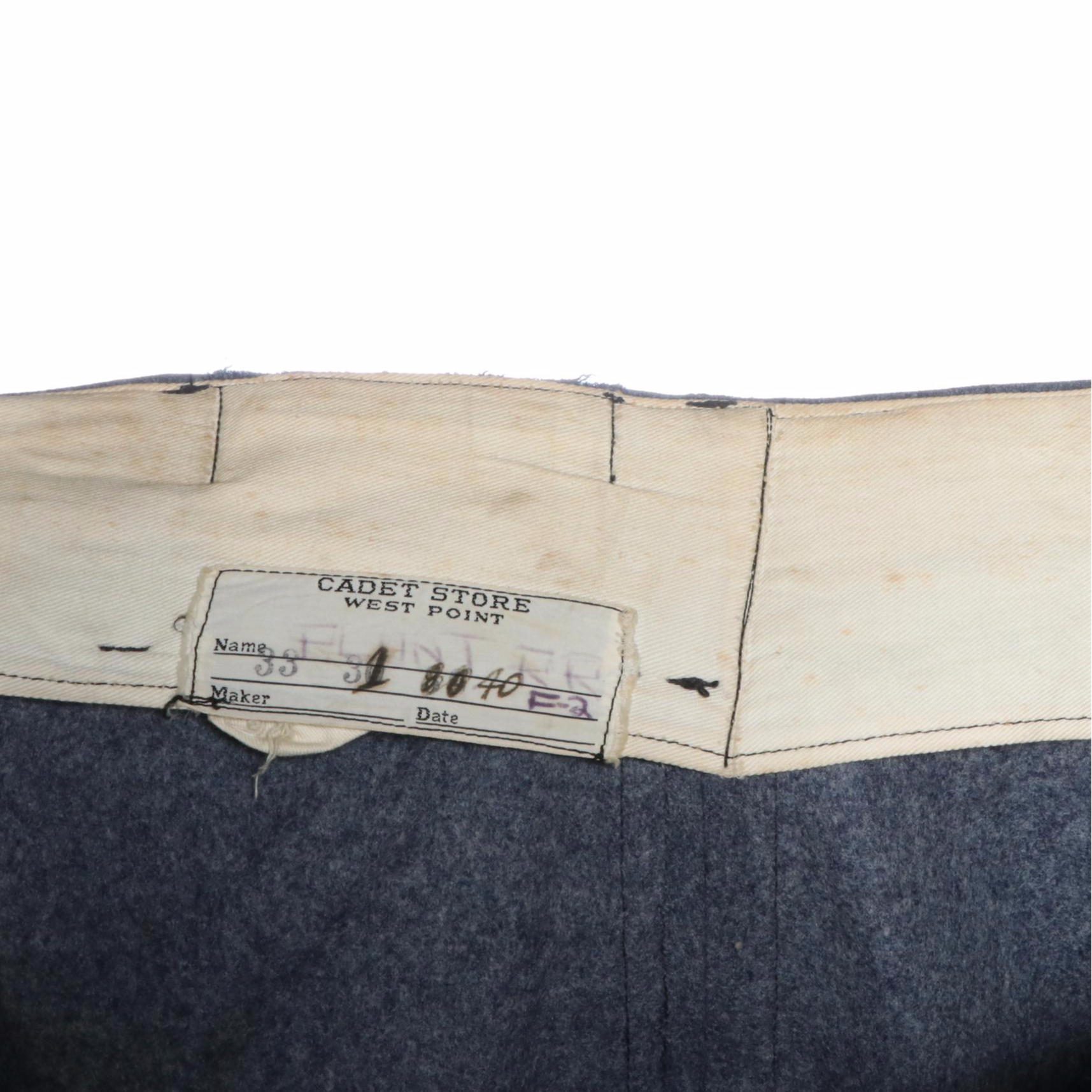 U.S.M.A. West Point Cadet Uniform Long Coat and Dress Grays, 1950s